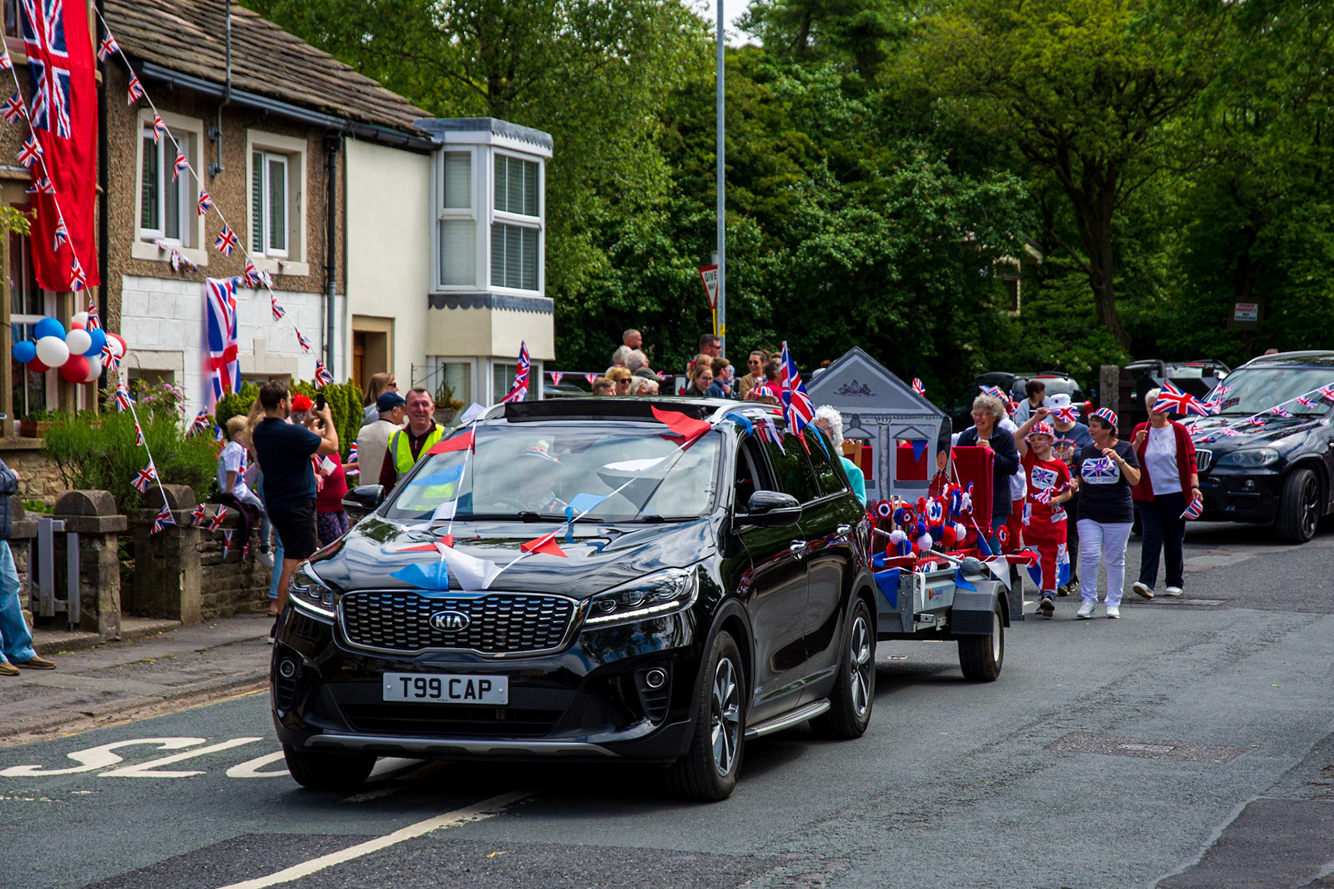 Sabden Jubilee parade