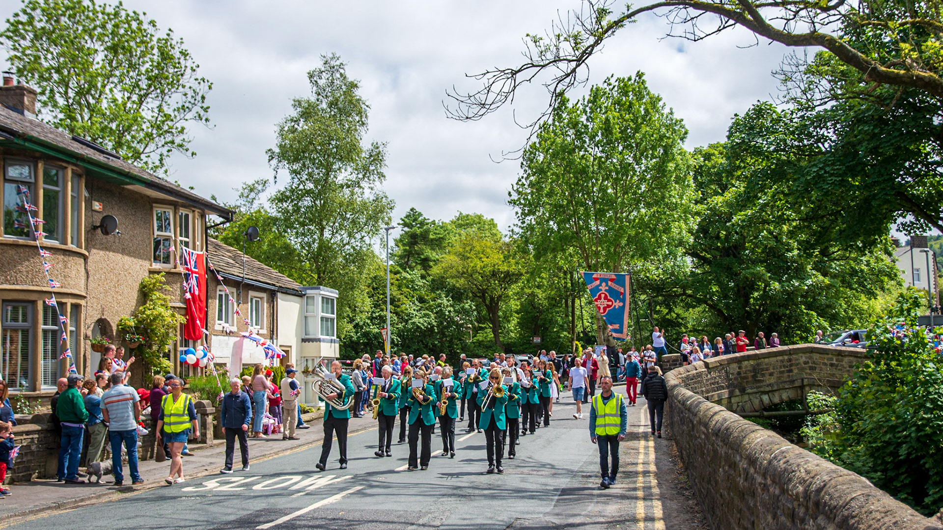 Sabden Jubilee parade