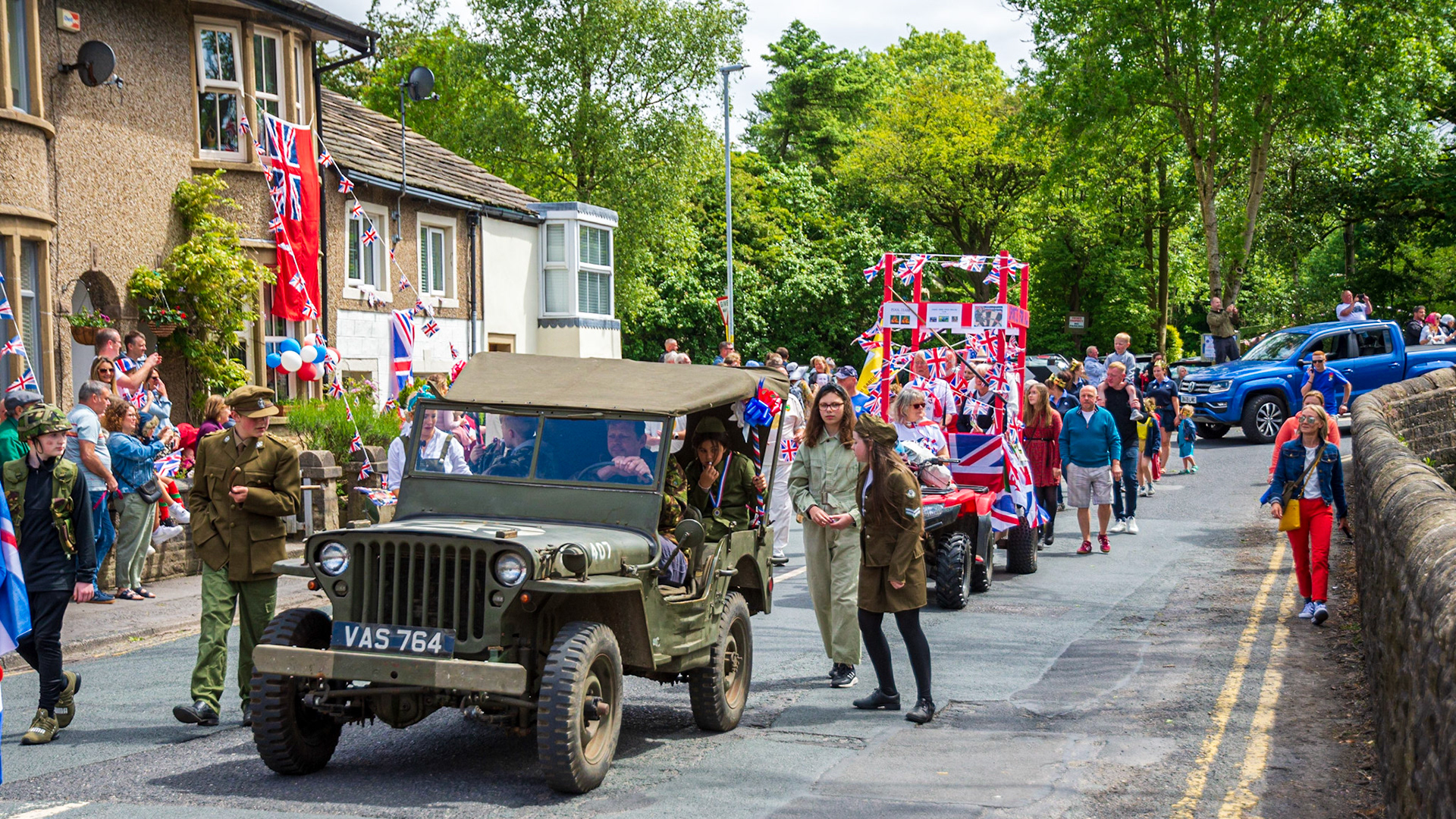 Sabden Jubilee parade