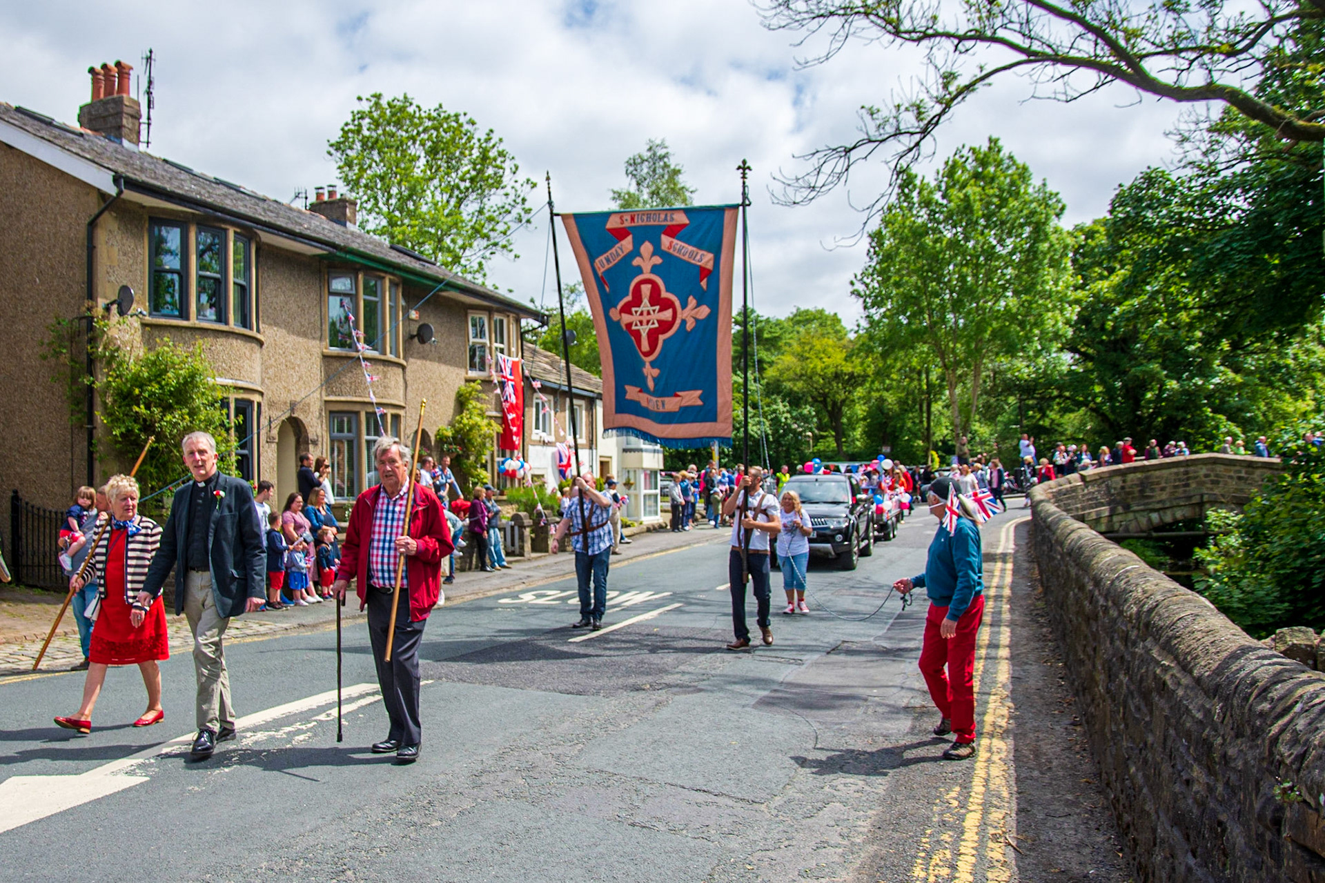 Sabden Jubilee parade