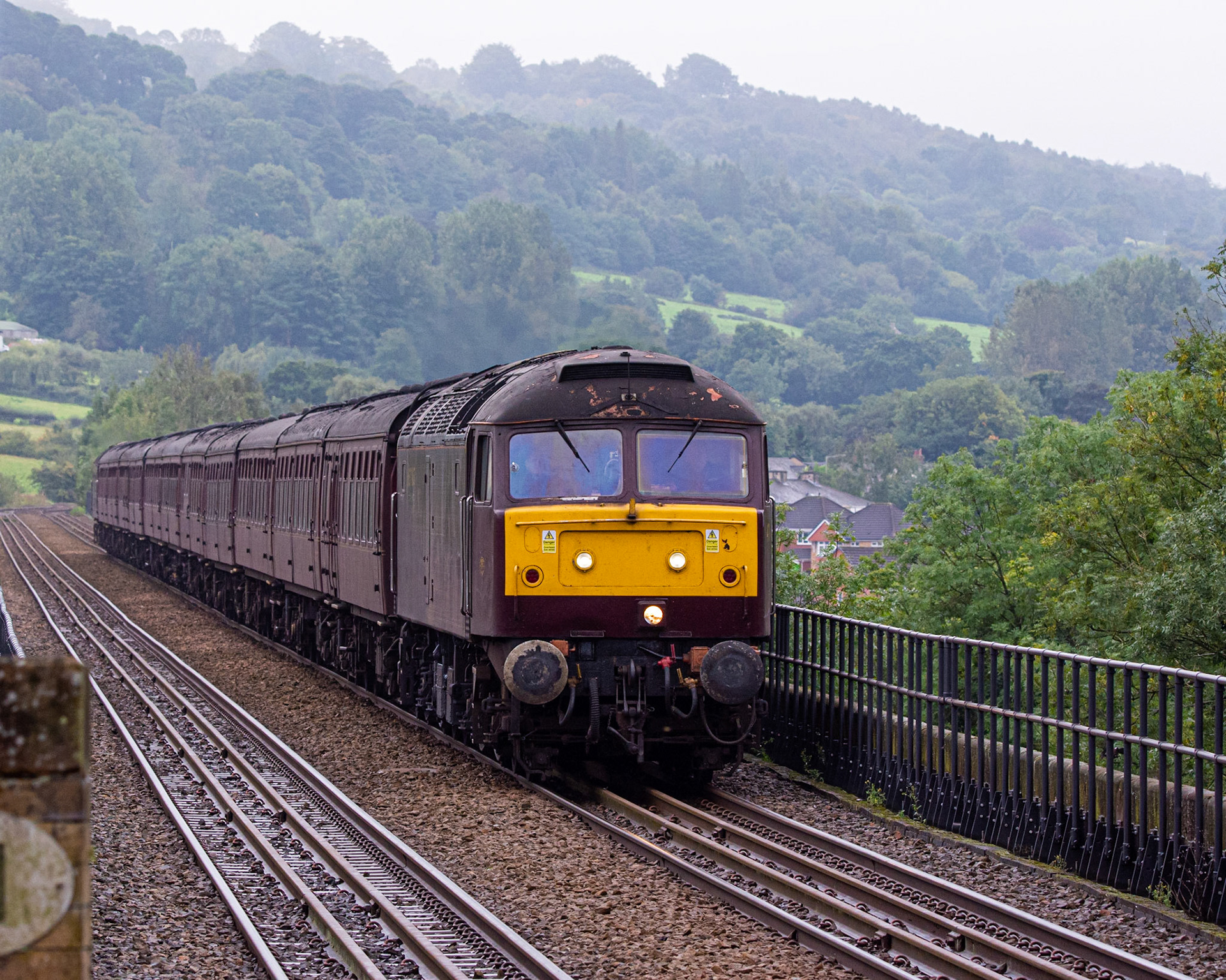 WCRC 47 approaching Whalley