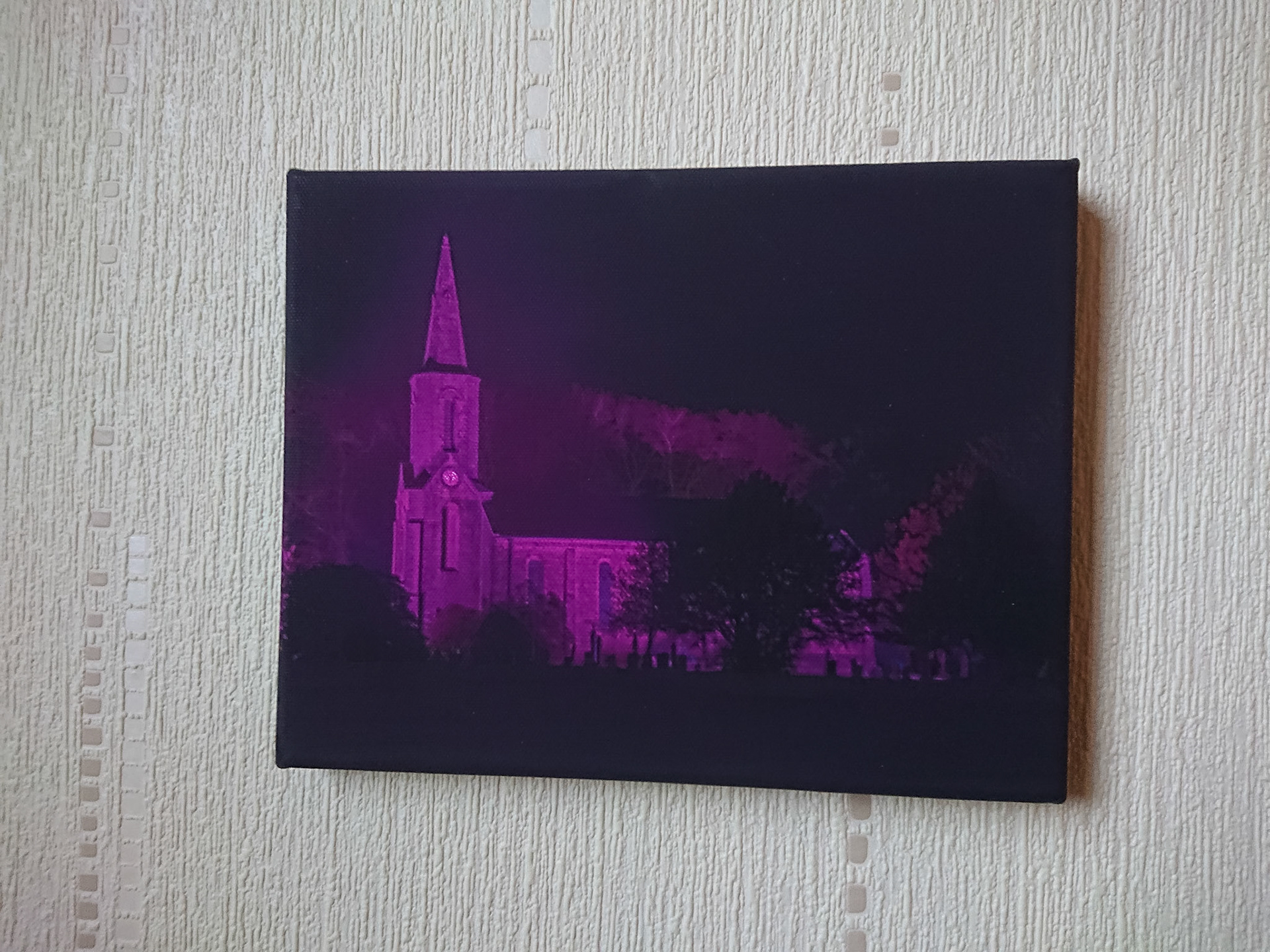 Canvas - CAN015 - Purple Church
