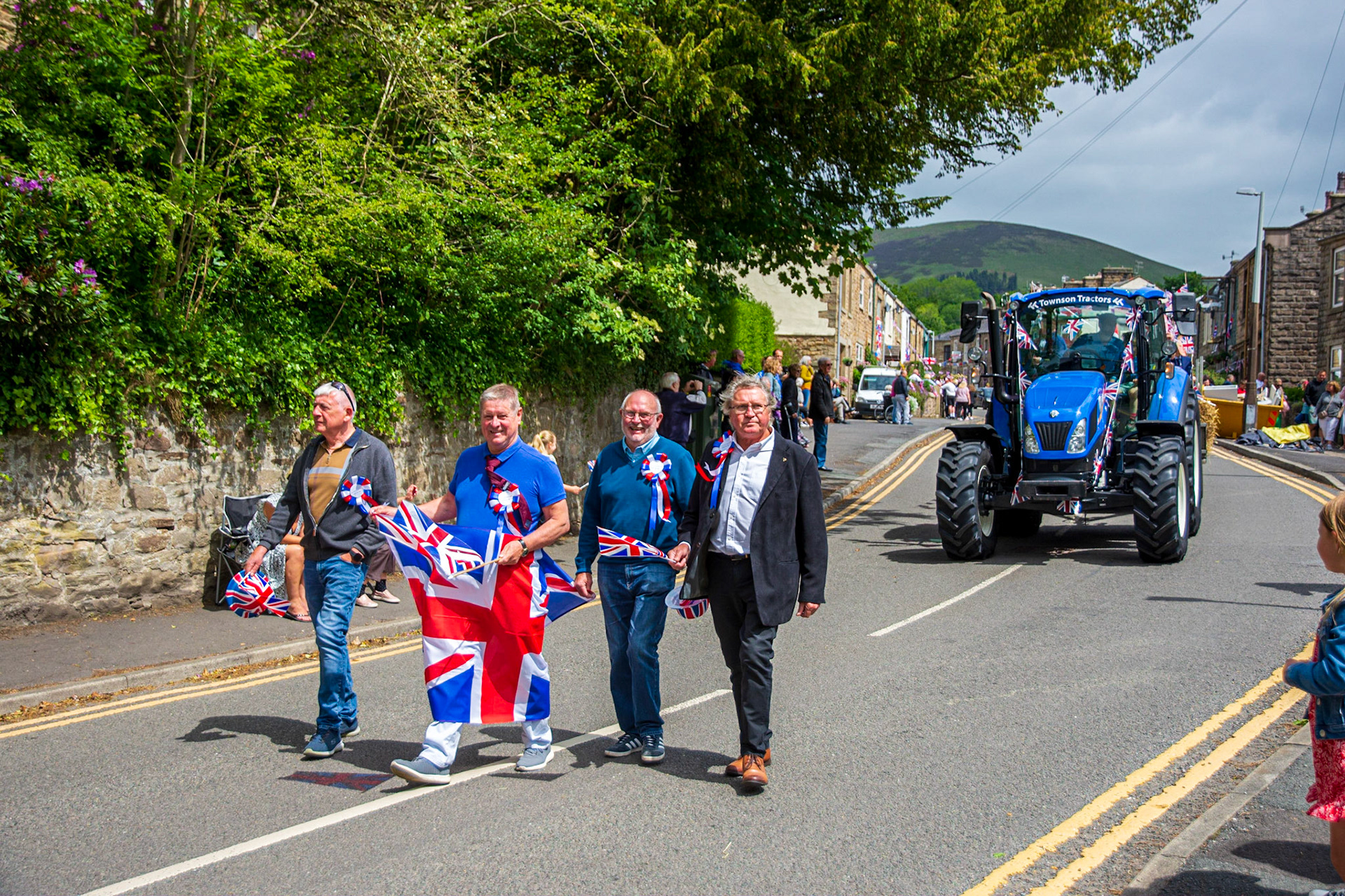 Sabden Jubilee parade