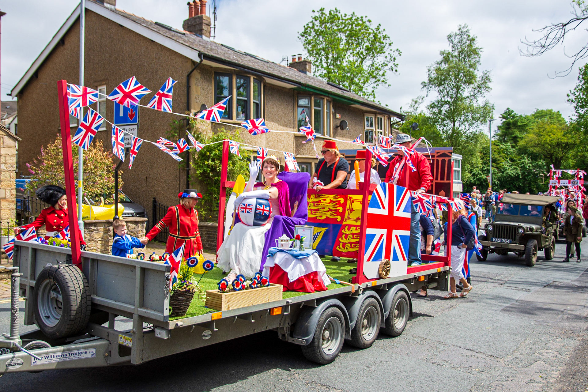 Sabden Jubilee parade