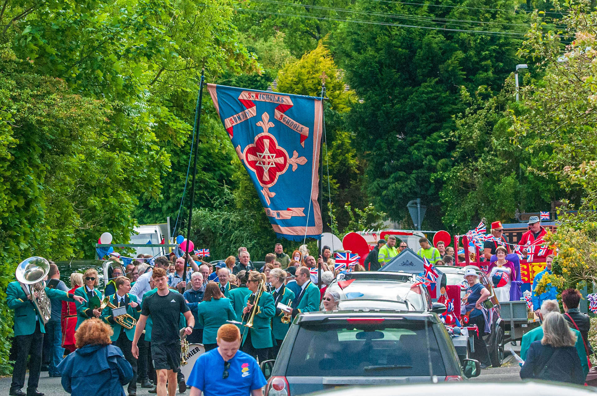 Sabden Jubilee parade
