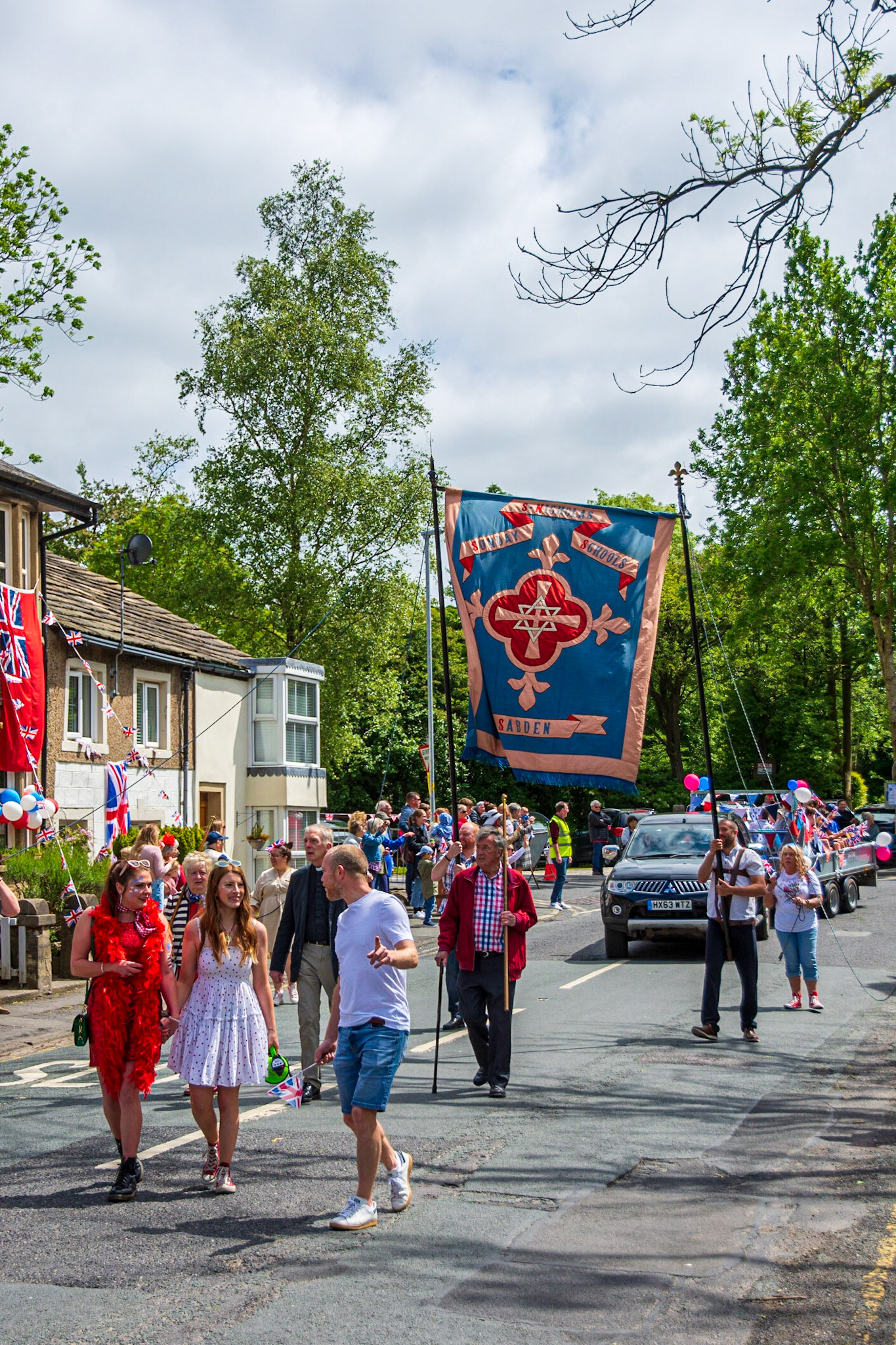 Sabden Jubilee parade