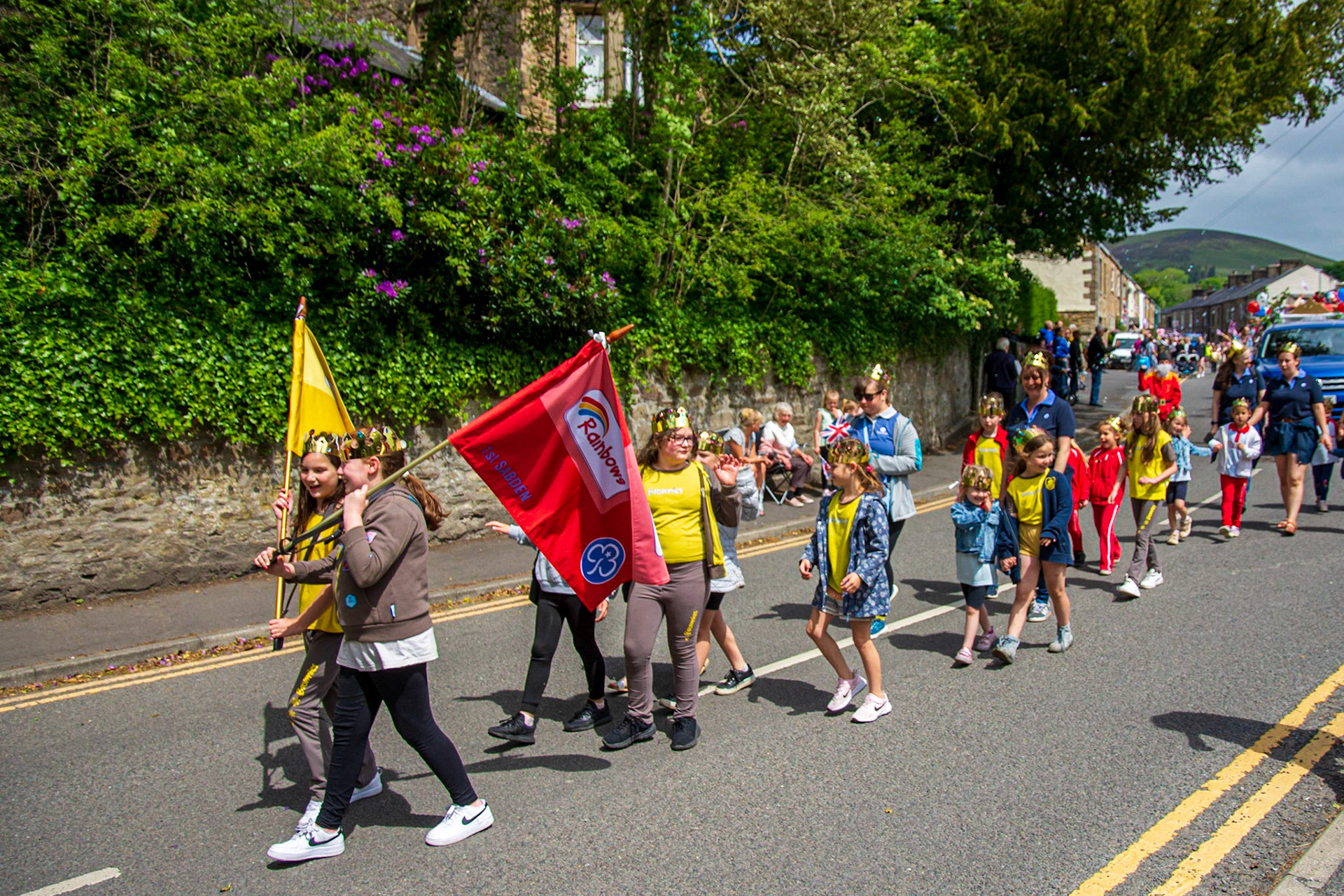 Sabden Jubilee parade