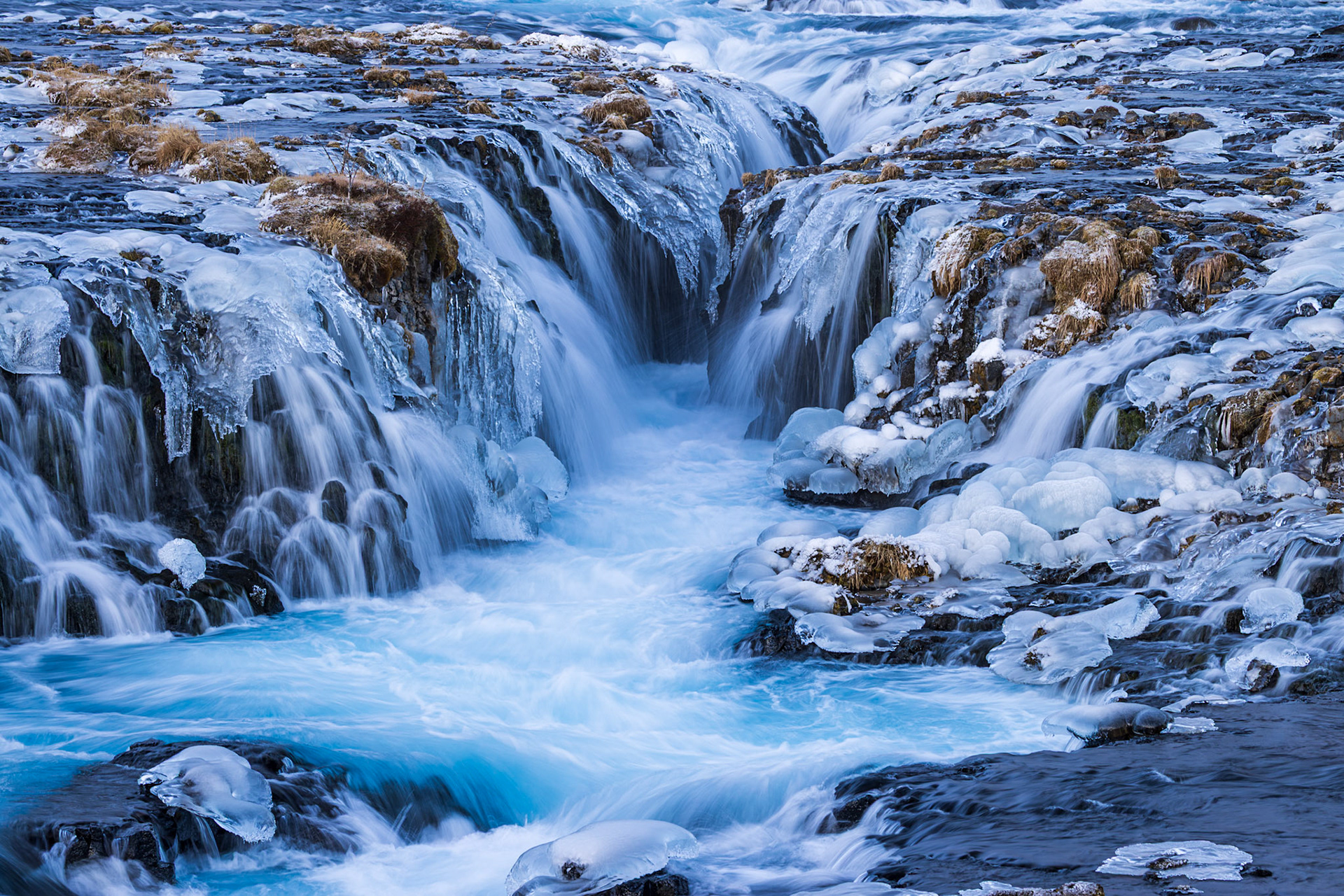 Bruarfoss Waterfall