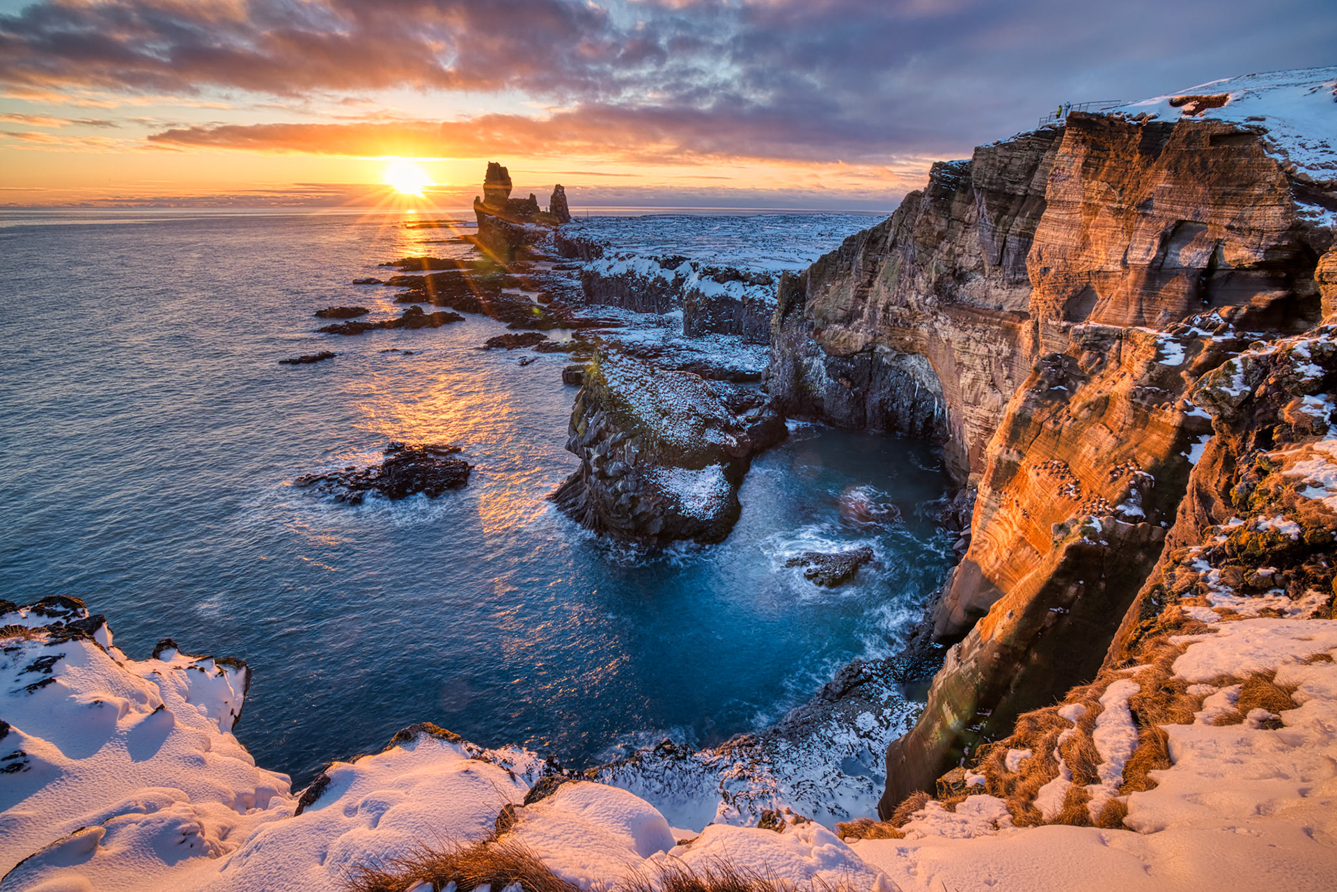 Sunset at Londrangar