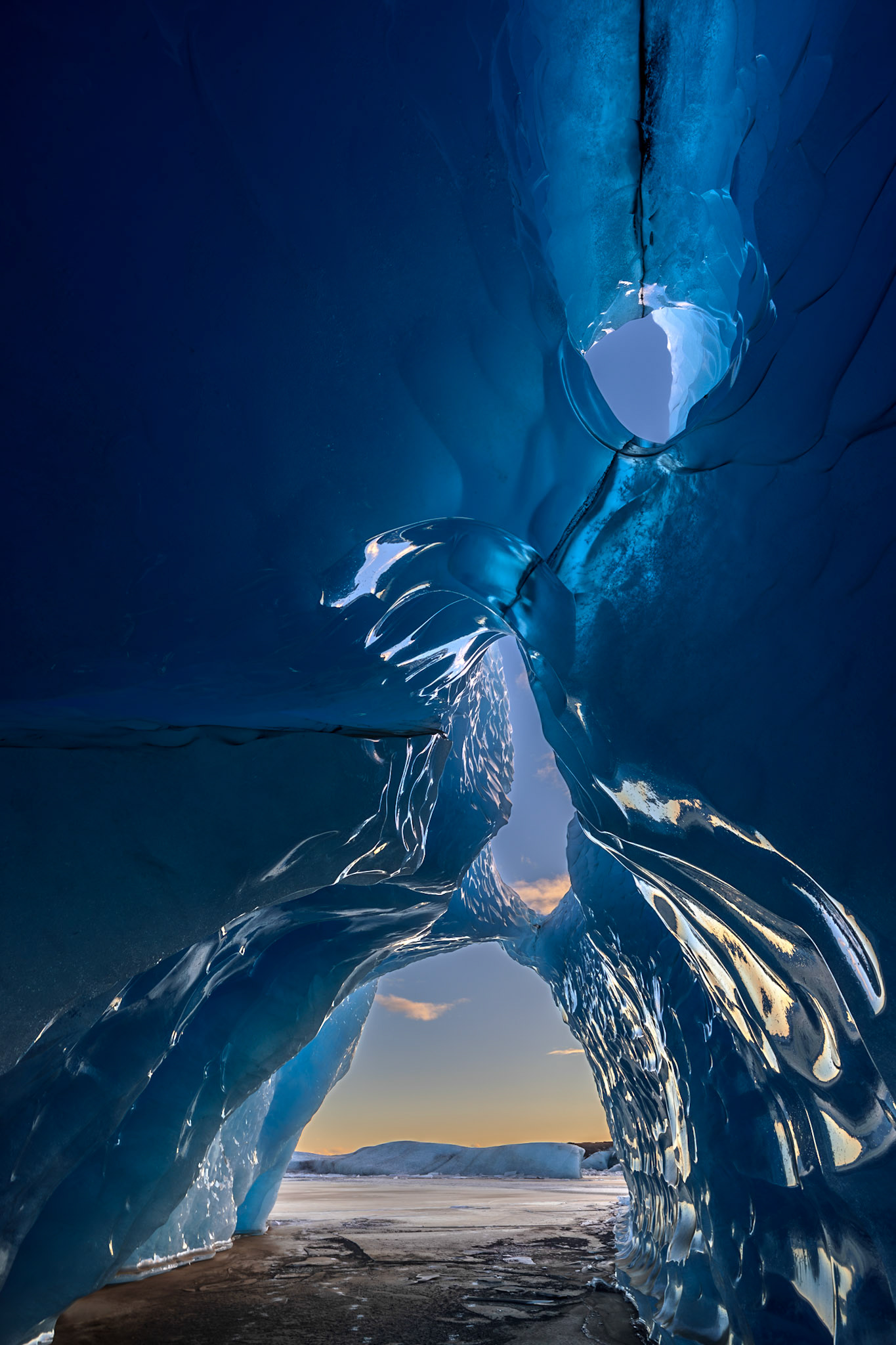 View From Inside an Iceberg