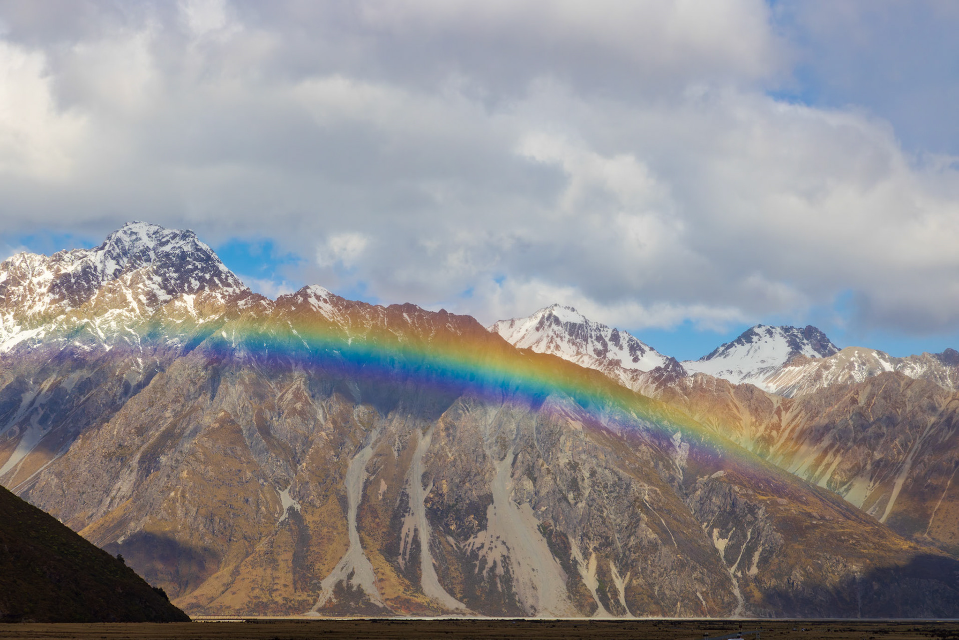 Mount Cook Range Rainbow