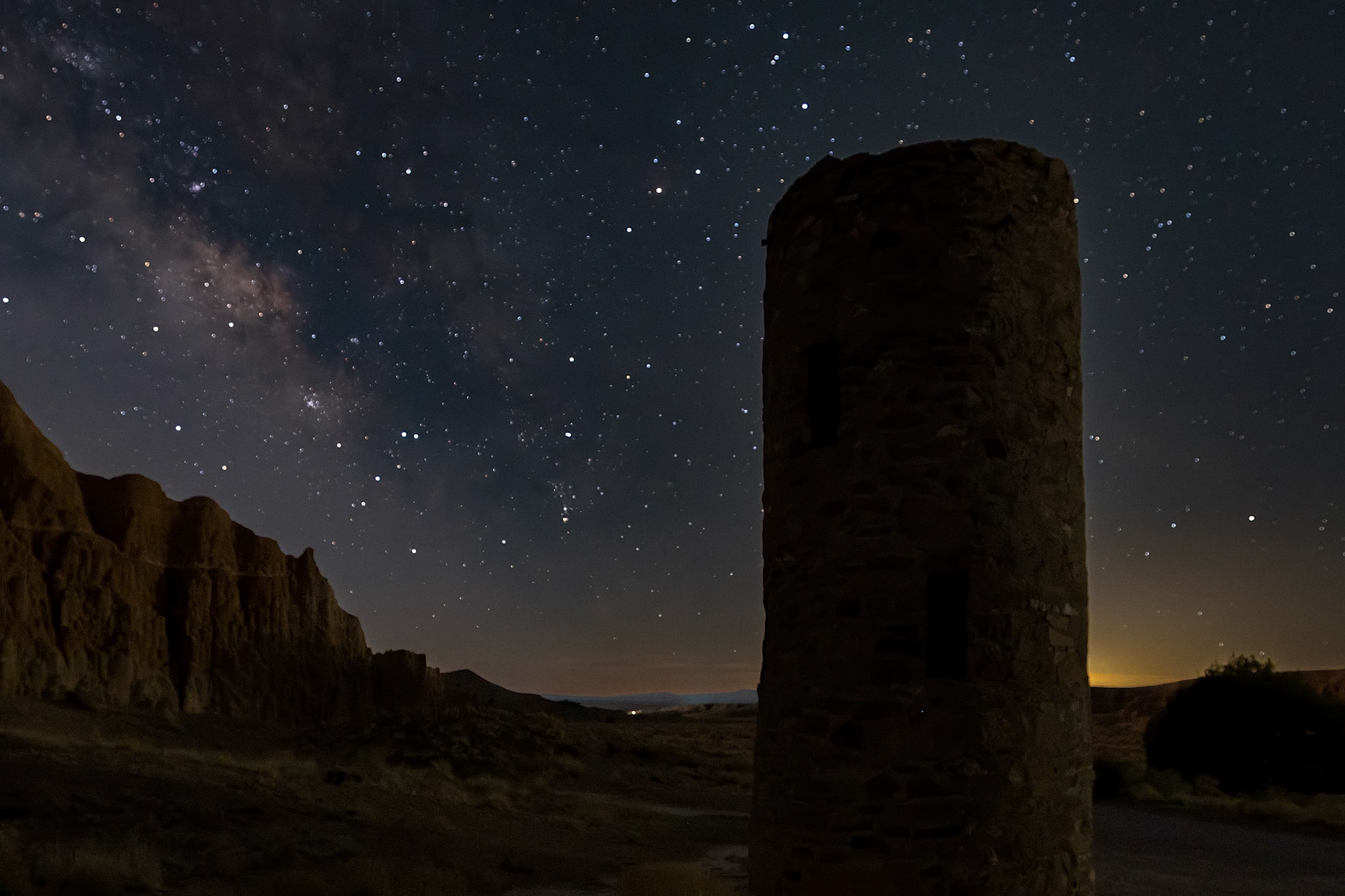 Water Tower Milky Way