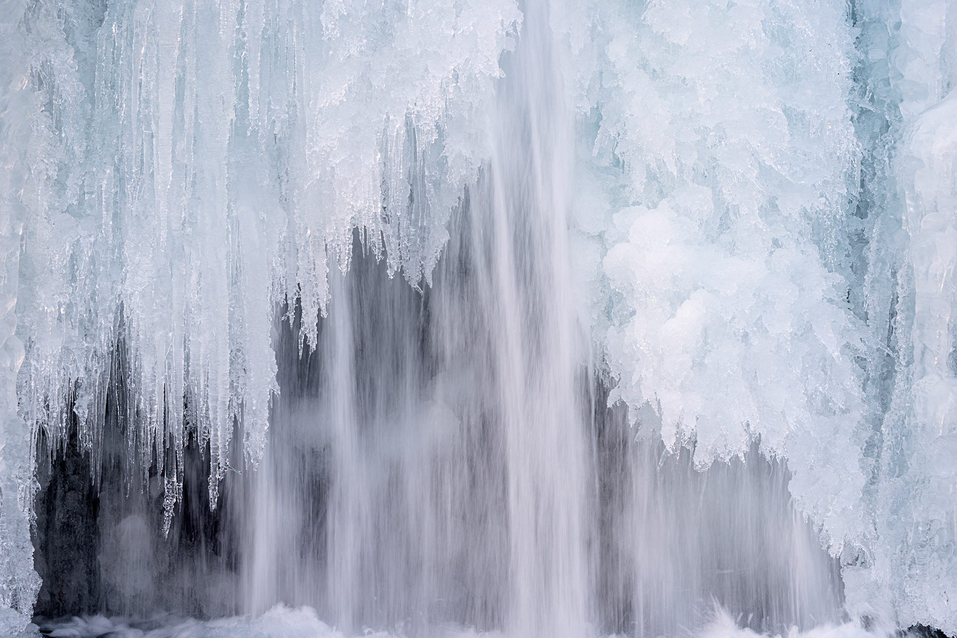 Waterfall Ice Formation