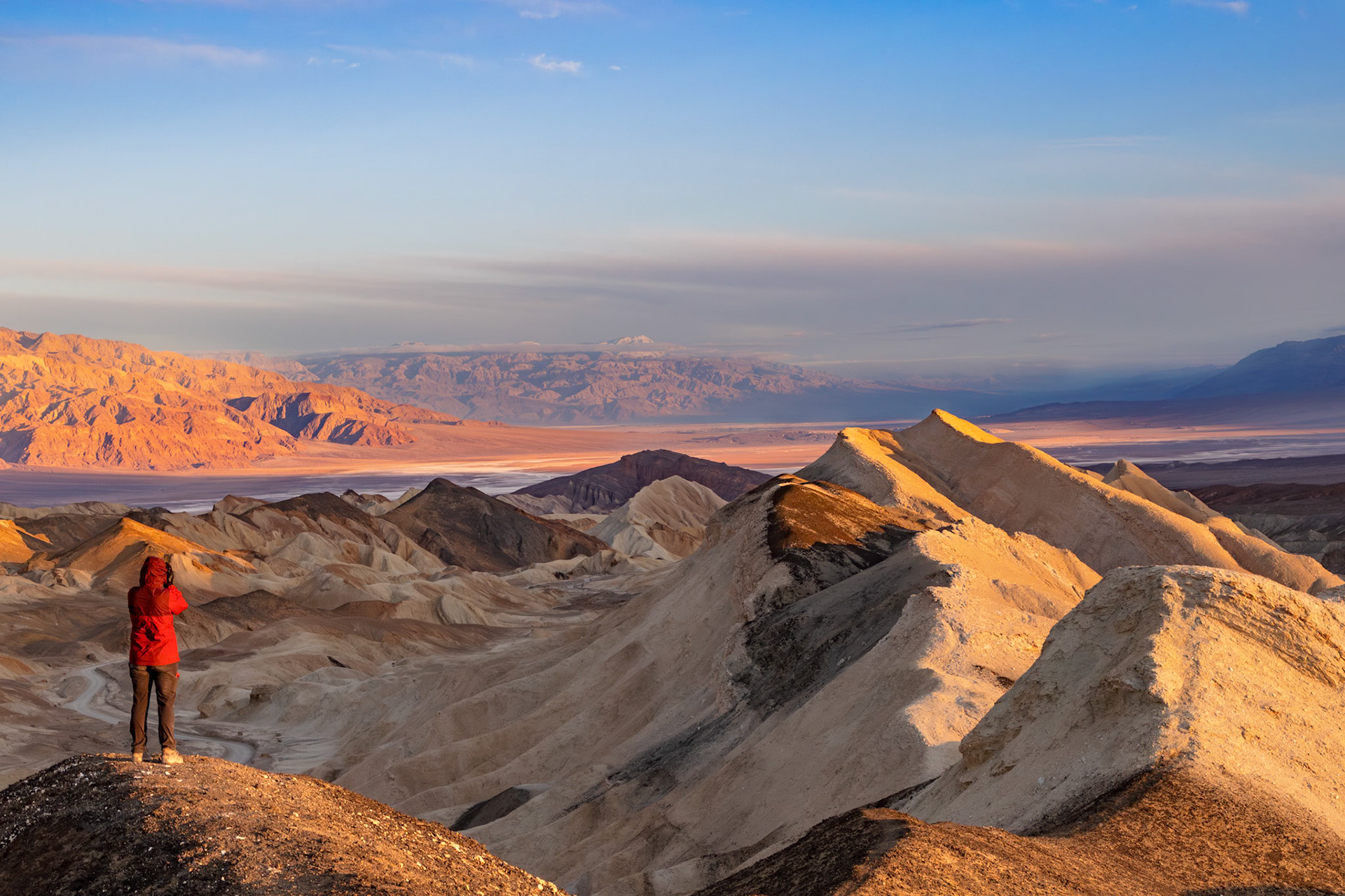 Sunrise at 20 Mule Team Canyon
