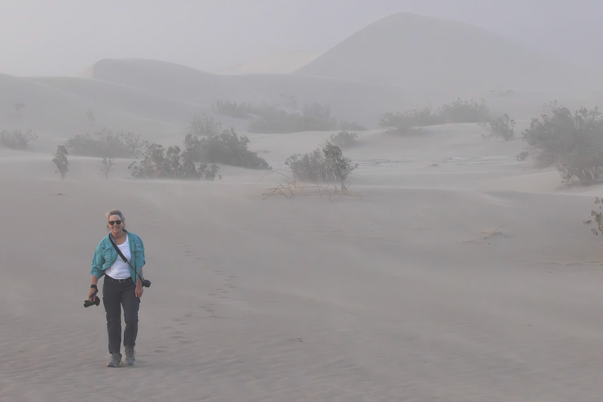 Trying to Photograph in a Sandstorm