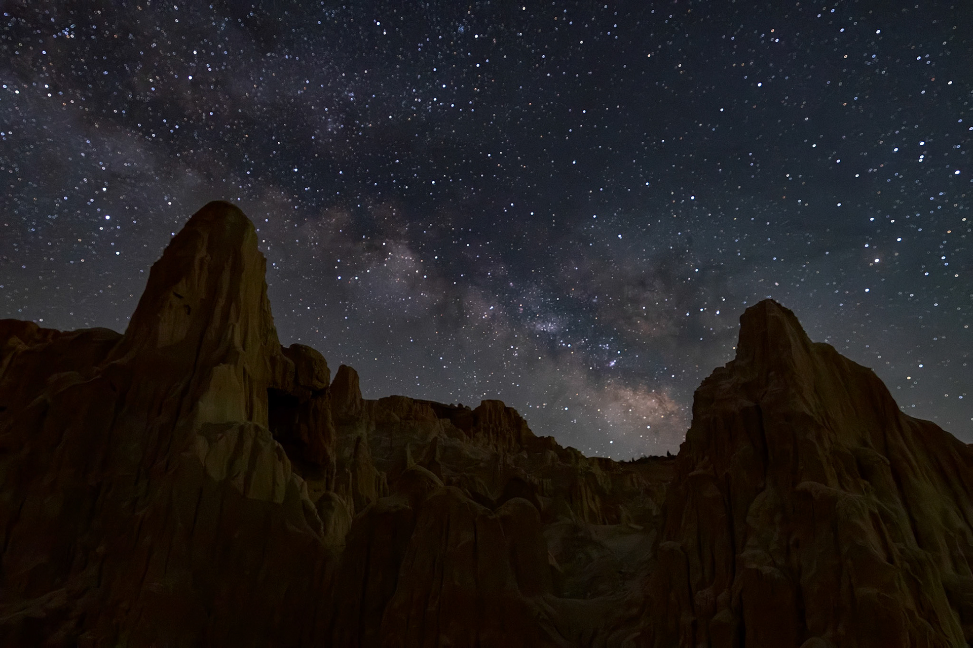 Cathedral Gorge Milky Way