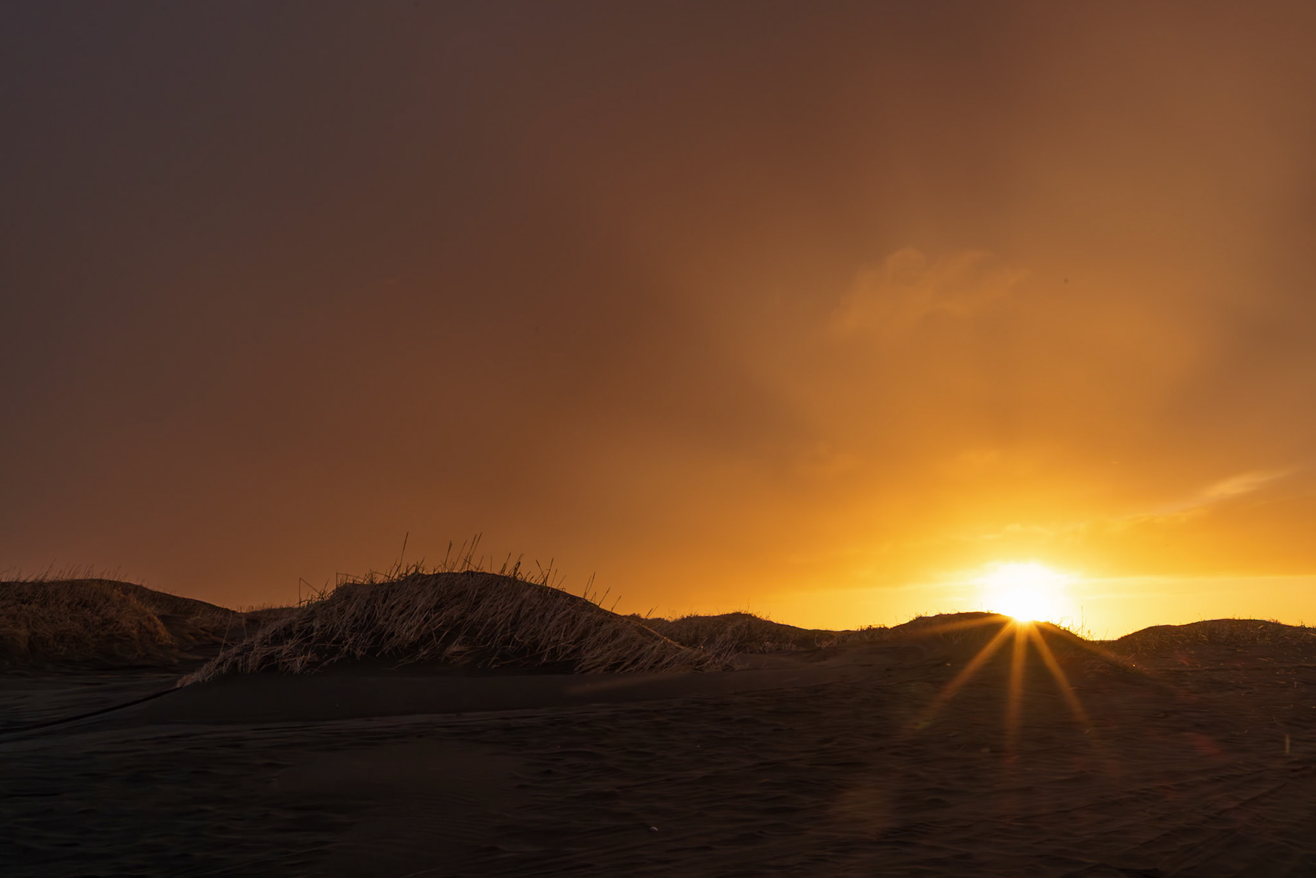 Sunset Over the Dunes