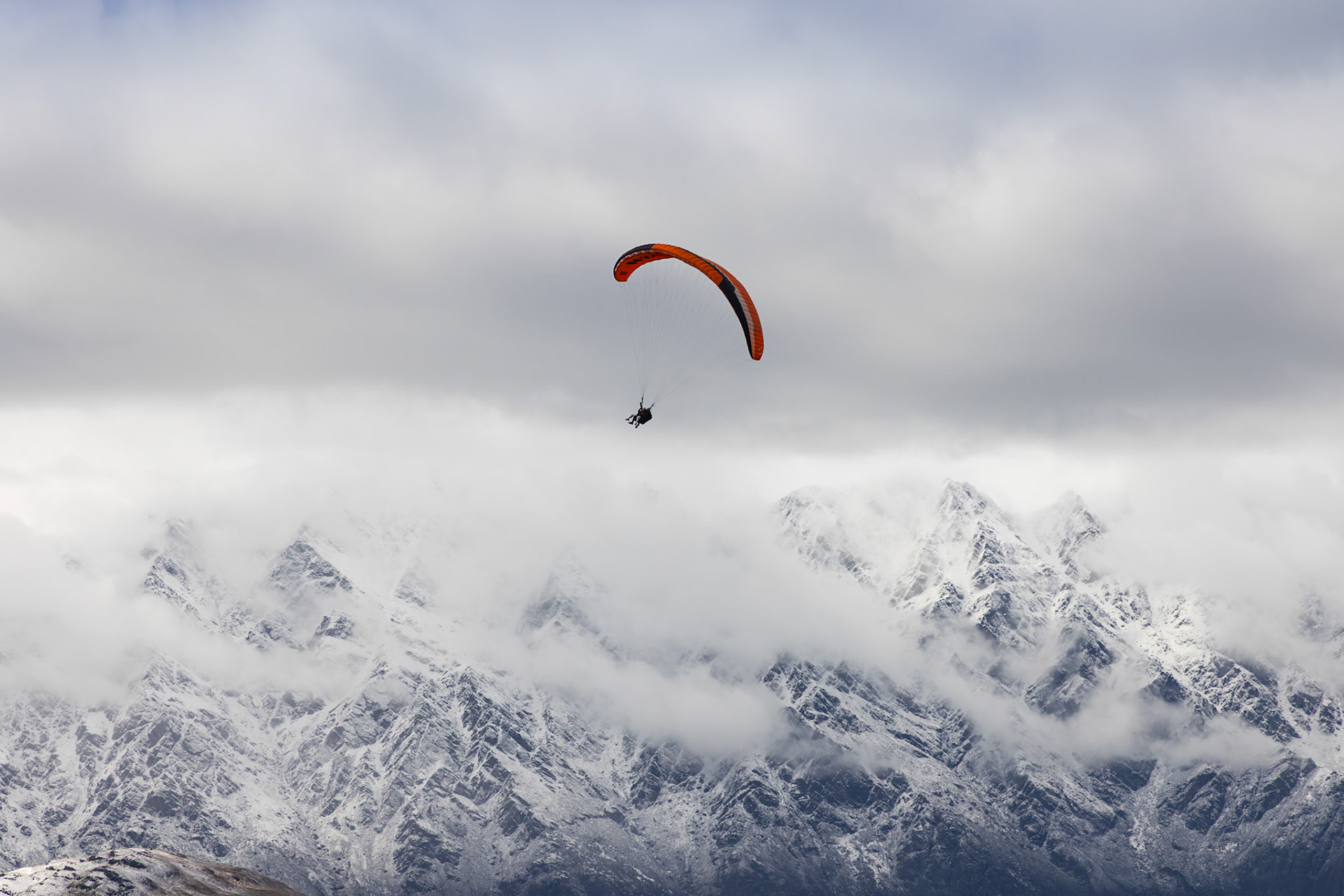 Parasailing from Bob's Peak