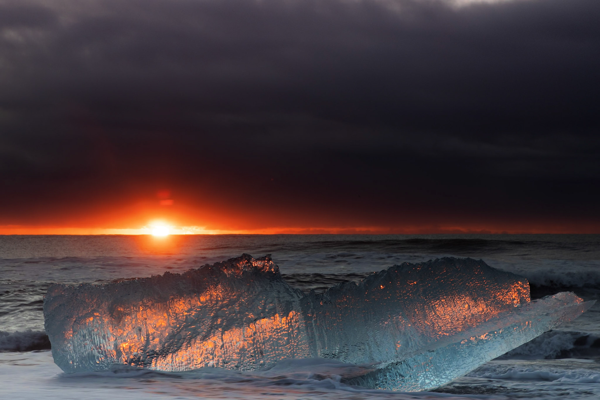 Diamond Beach Sunrise