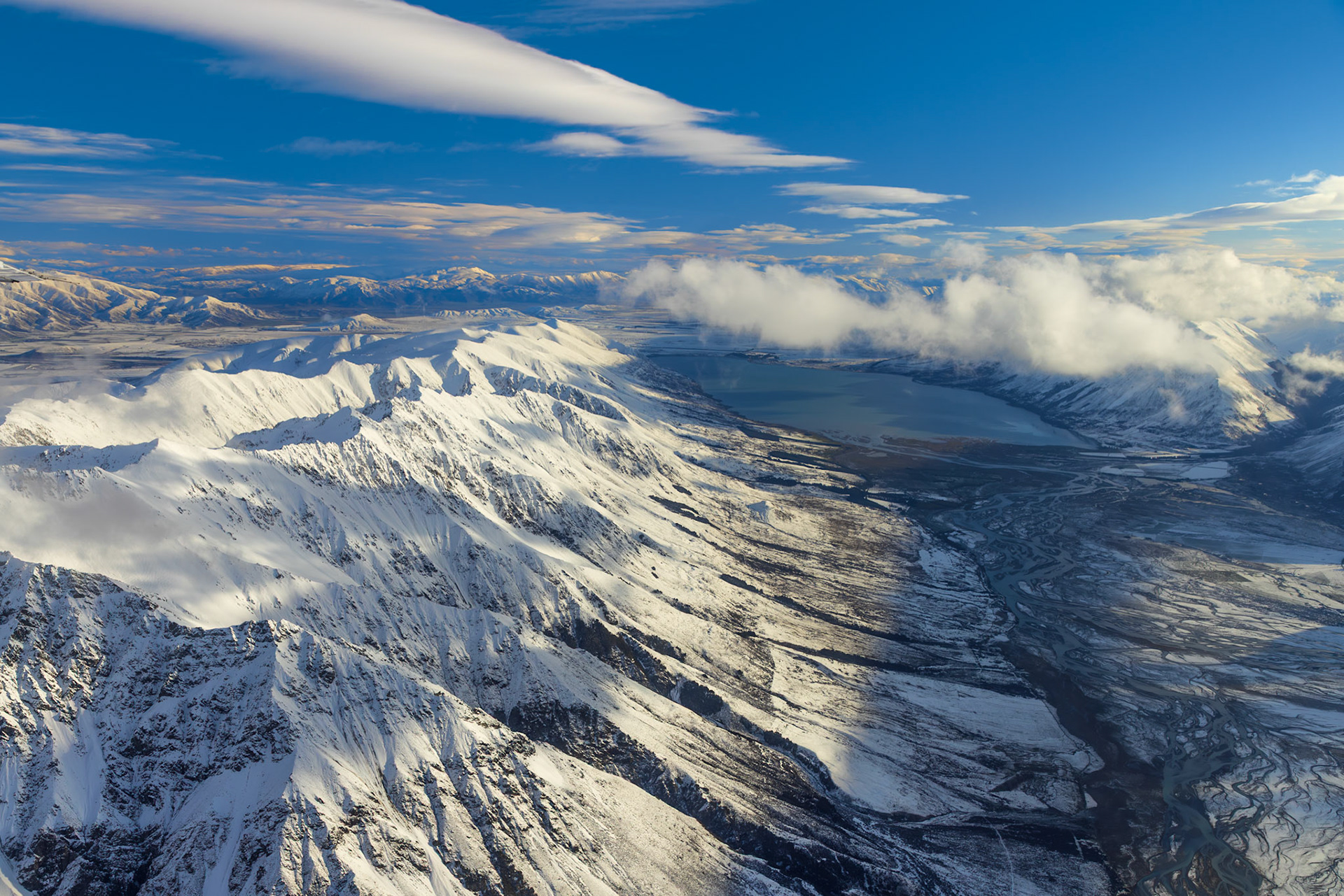 Tasman Valley from the Air