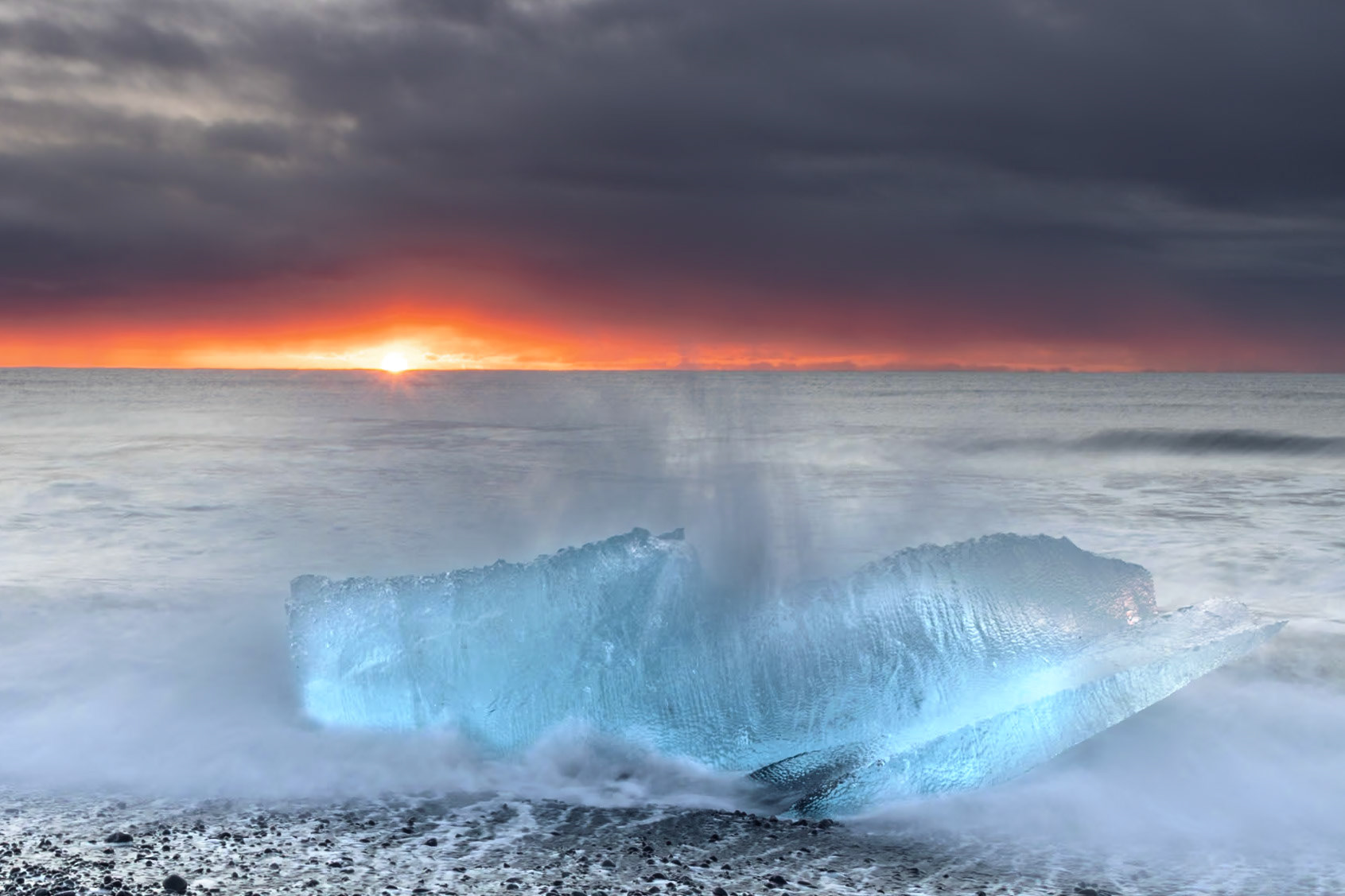Diamond Beach Sunrise