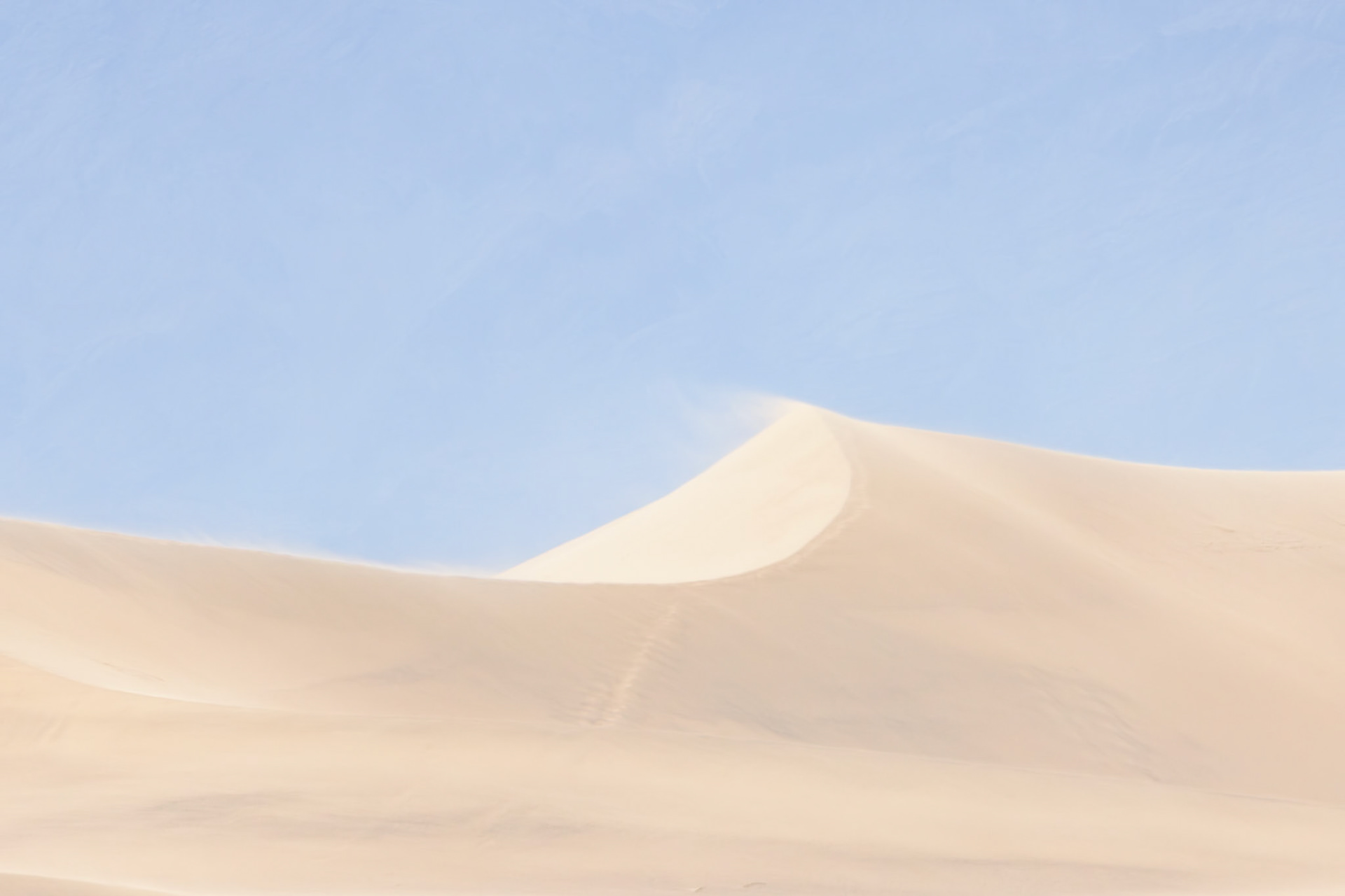 Sand Blowing Off the Dune