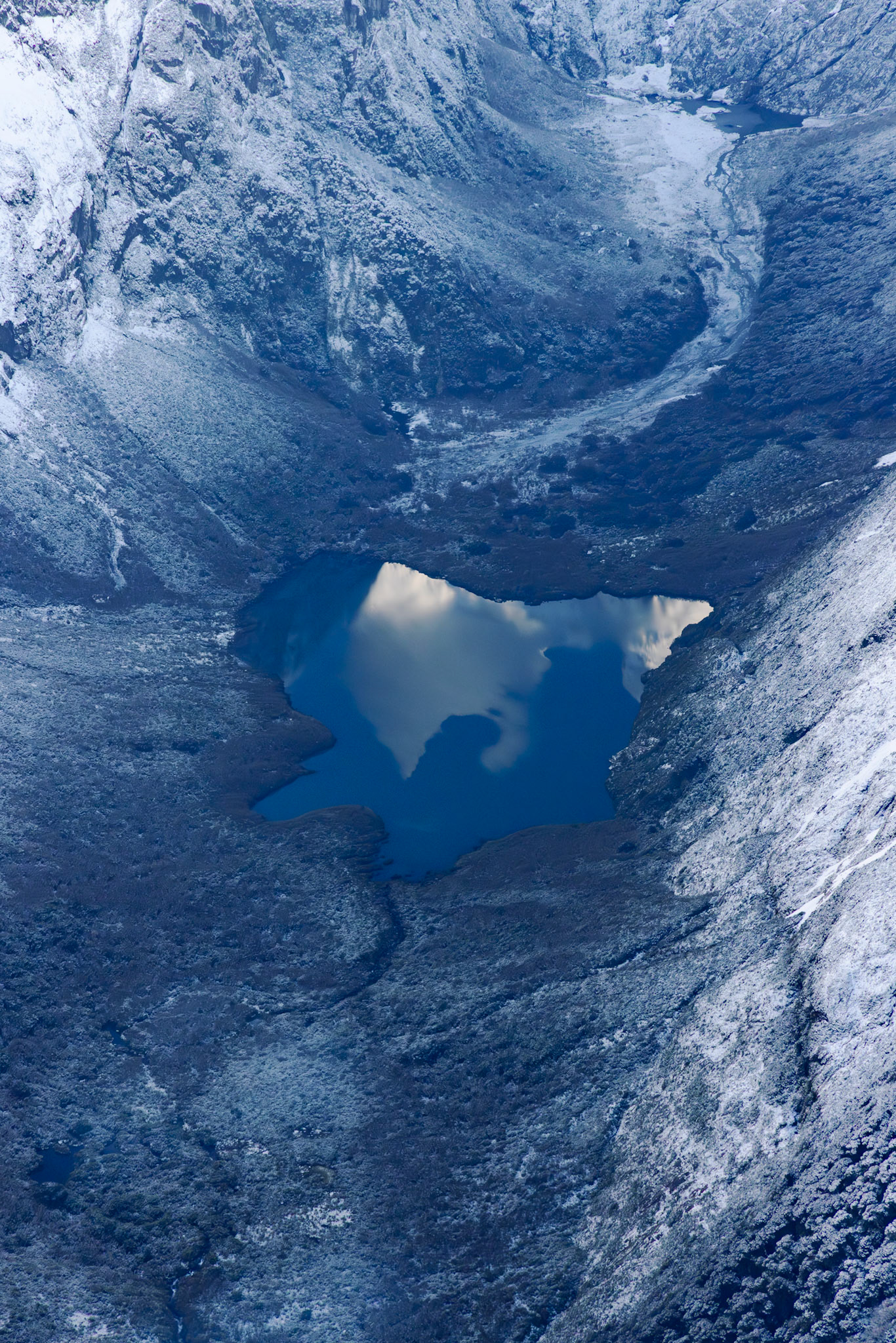 Cloud Reflection in Mountain Lake