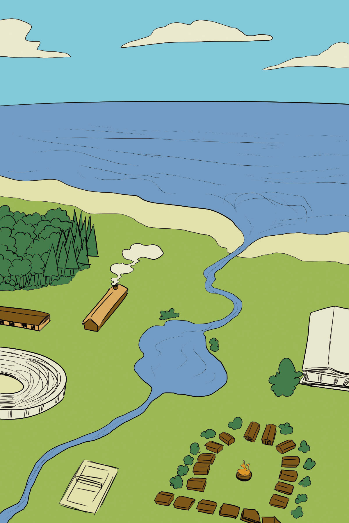 Camp Half Blood Concept - Pegasus/Airplane view