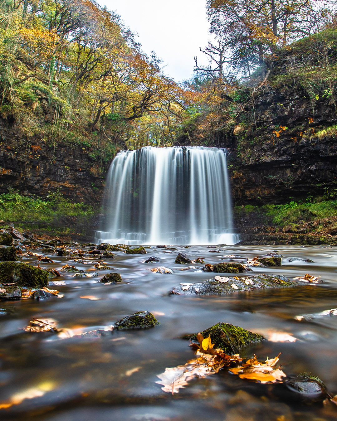 sgwd yr eira waterfall, Wales