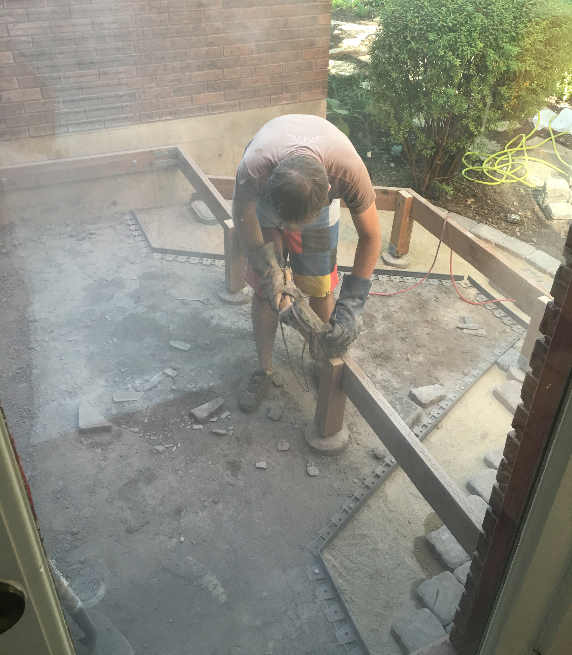 Supports and pavers