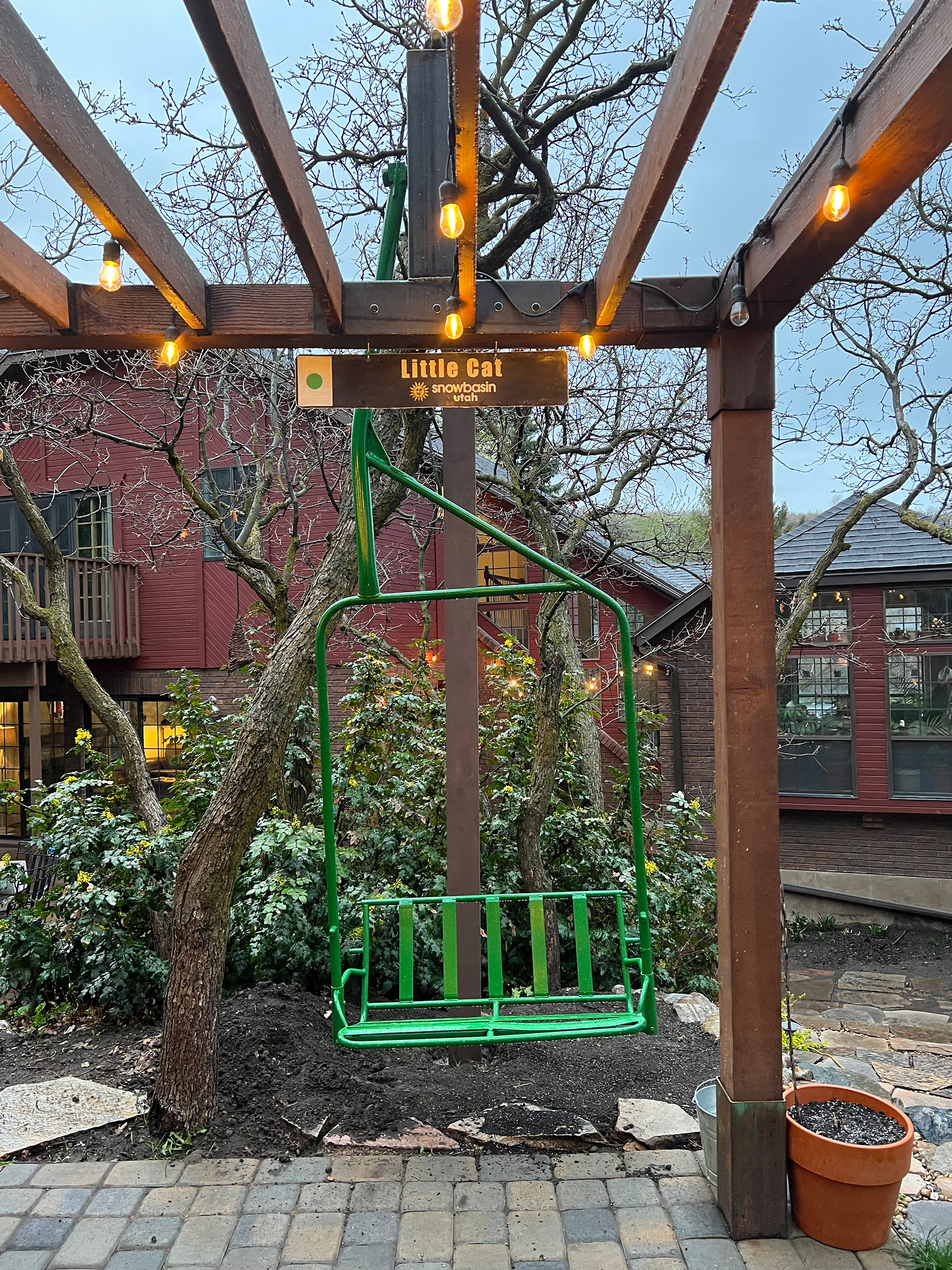 Made it into a swing