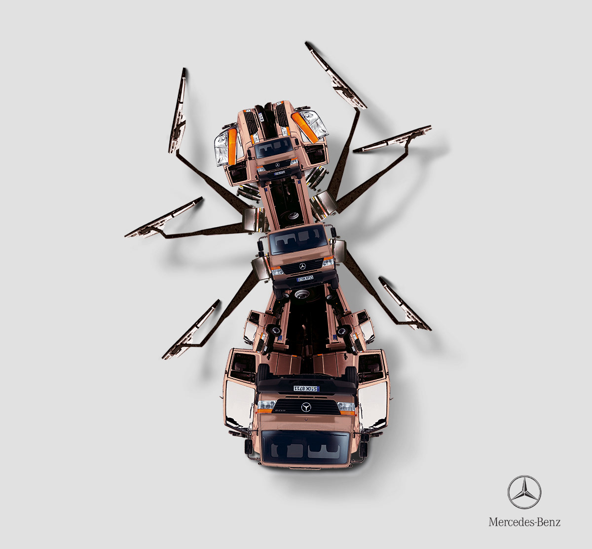 Mercedes-Benz Kampagne Arbeitstier