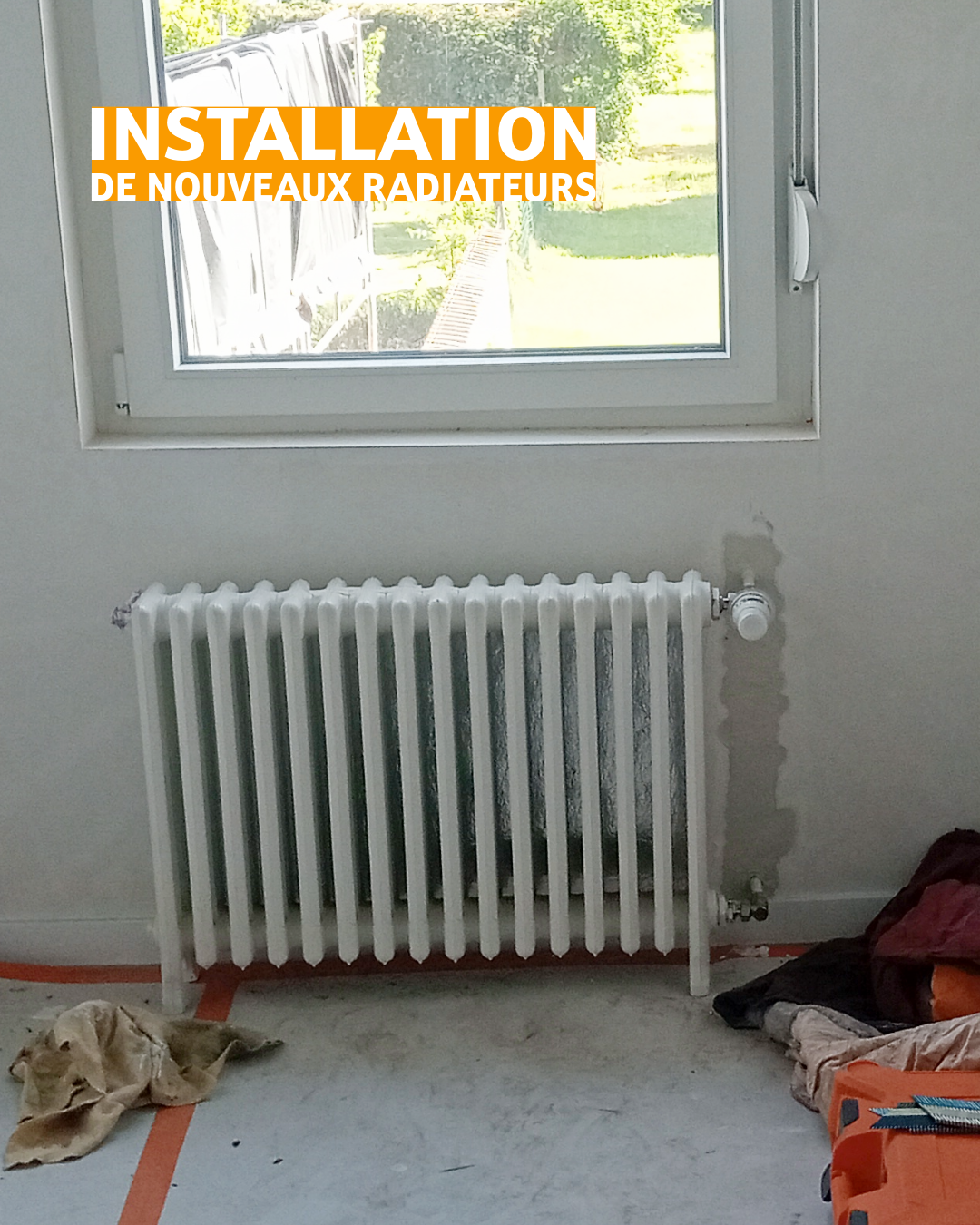 Installation de nouveaux radiateurs