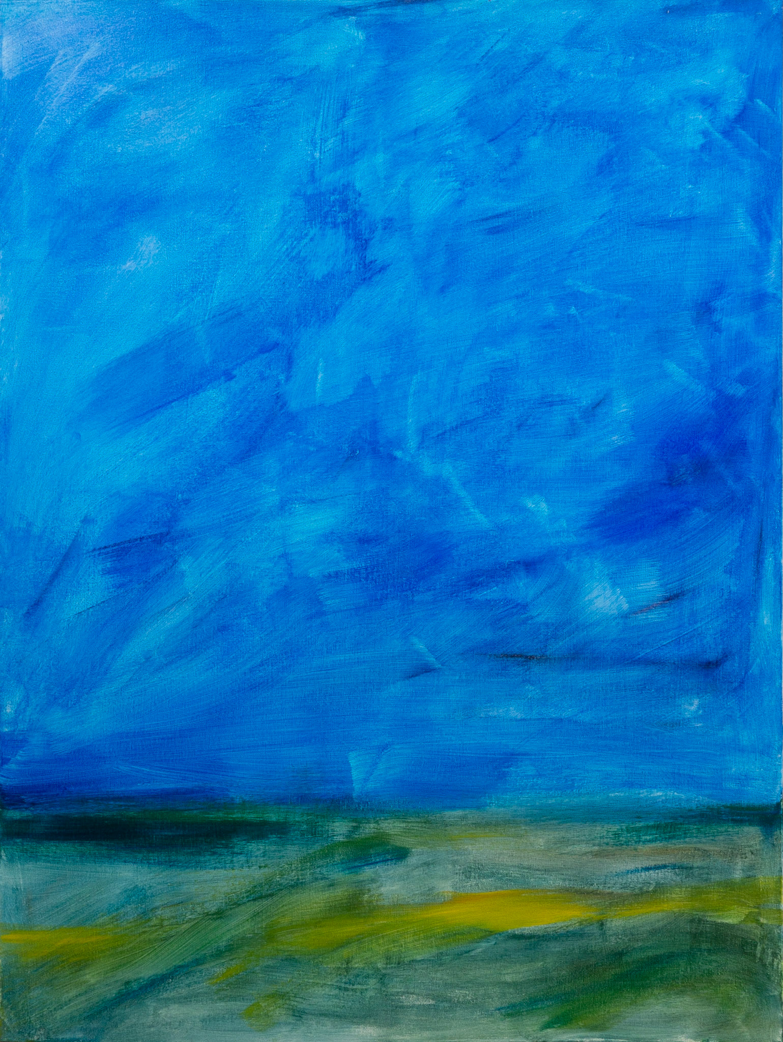Tree Rock Sky Series, Acrylic on Canvas, 2017