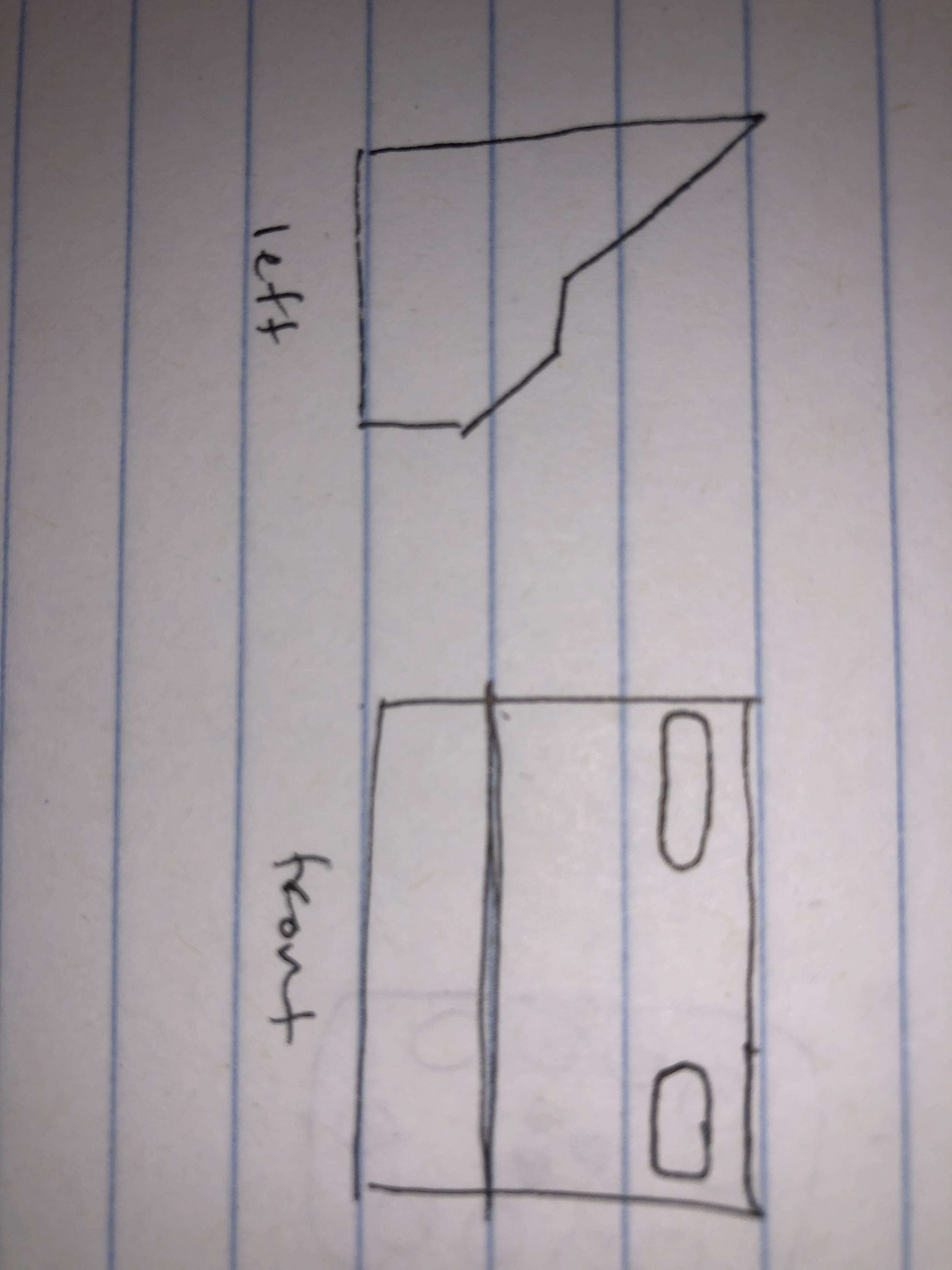 Preliminary sketch for how it could look
