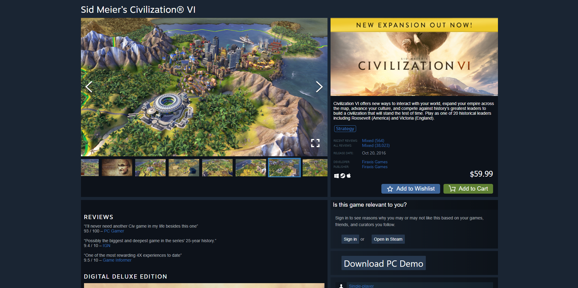 So I redesigned the Steam store. 