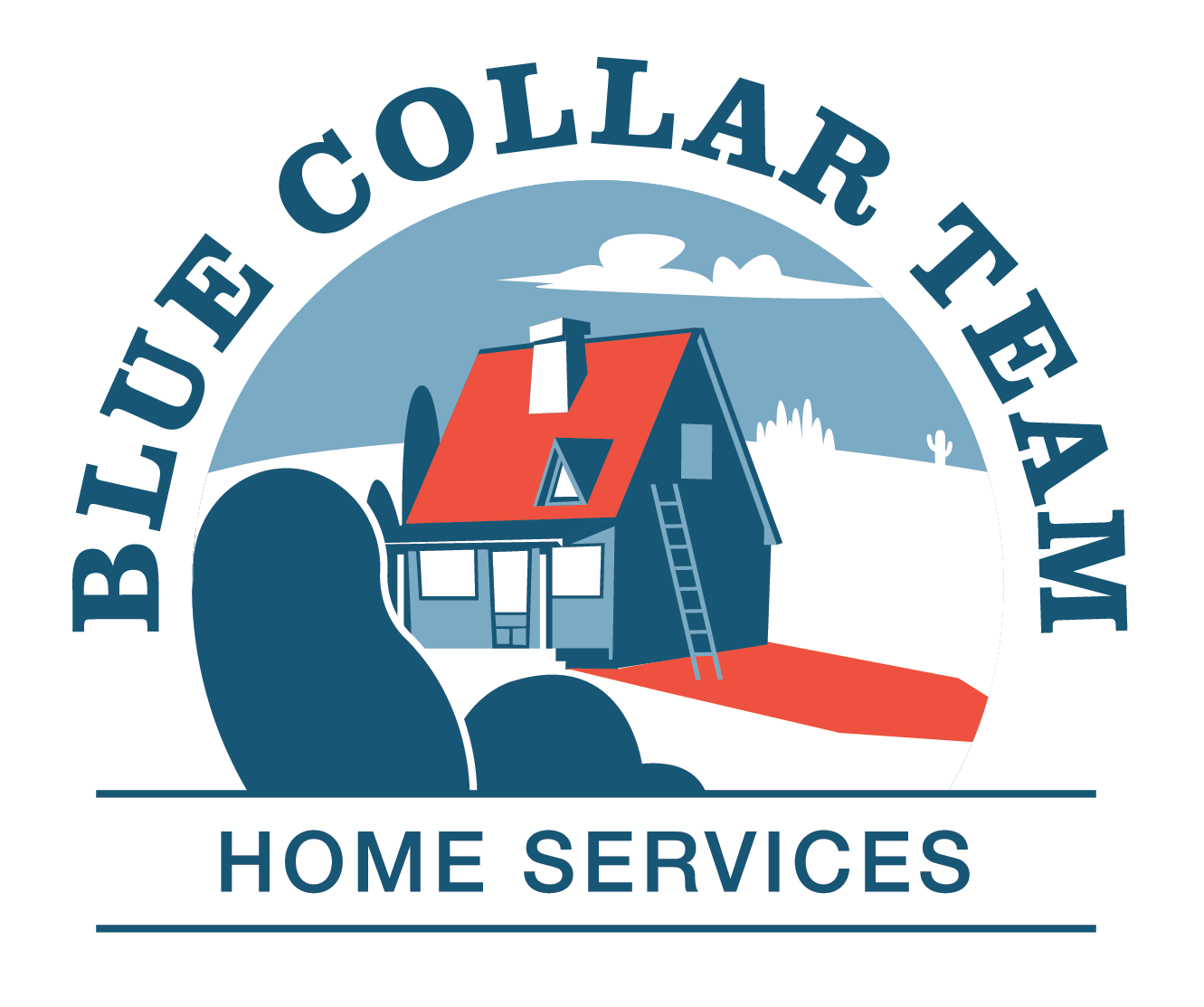 Home Services logo  |  Blue Collar Team  |  Texas