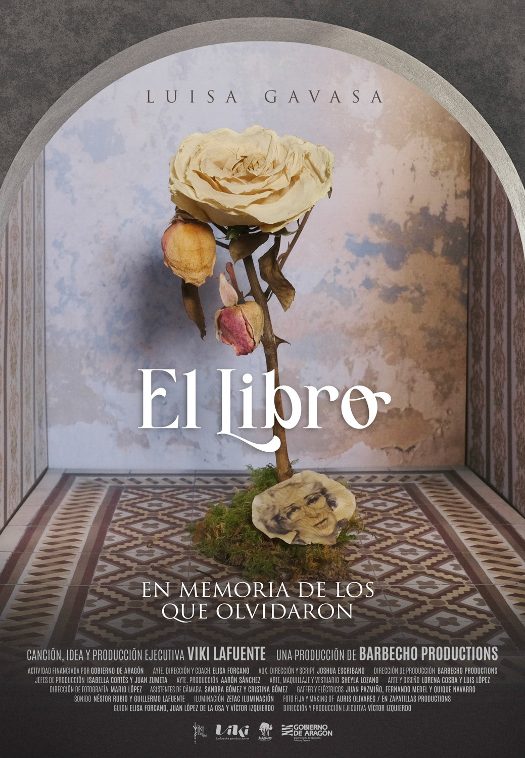 Arte para el cortometraje "El libro"