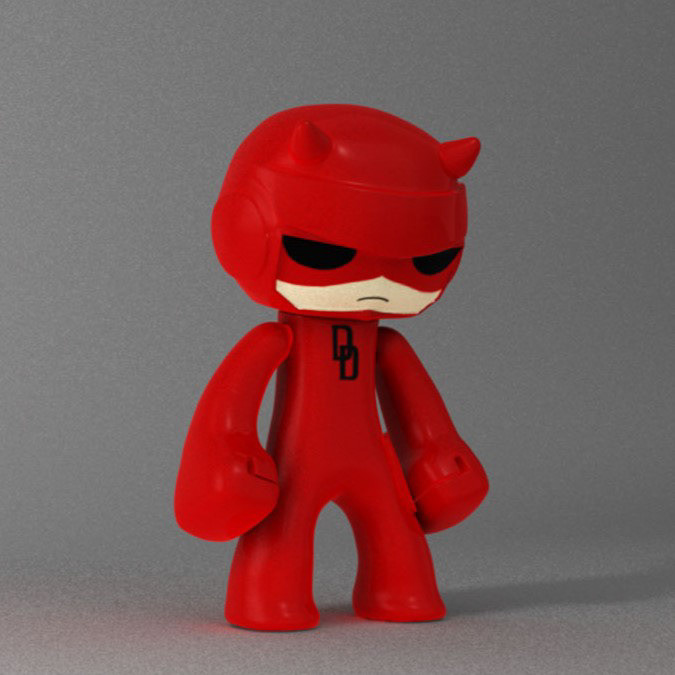 Rotobox Vinyl Anatomica - Daredevil Model
