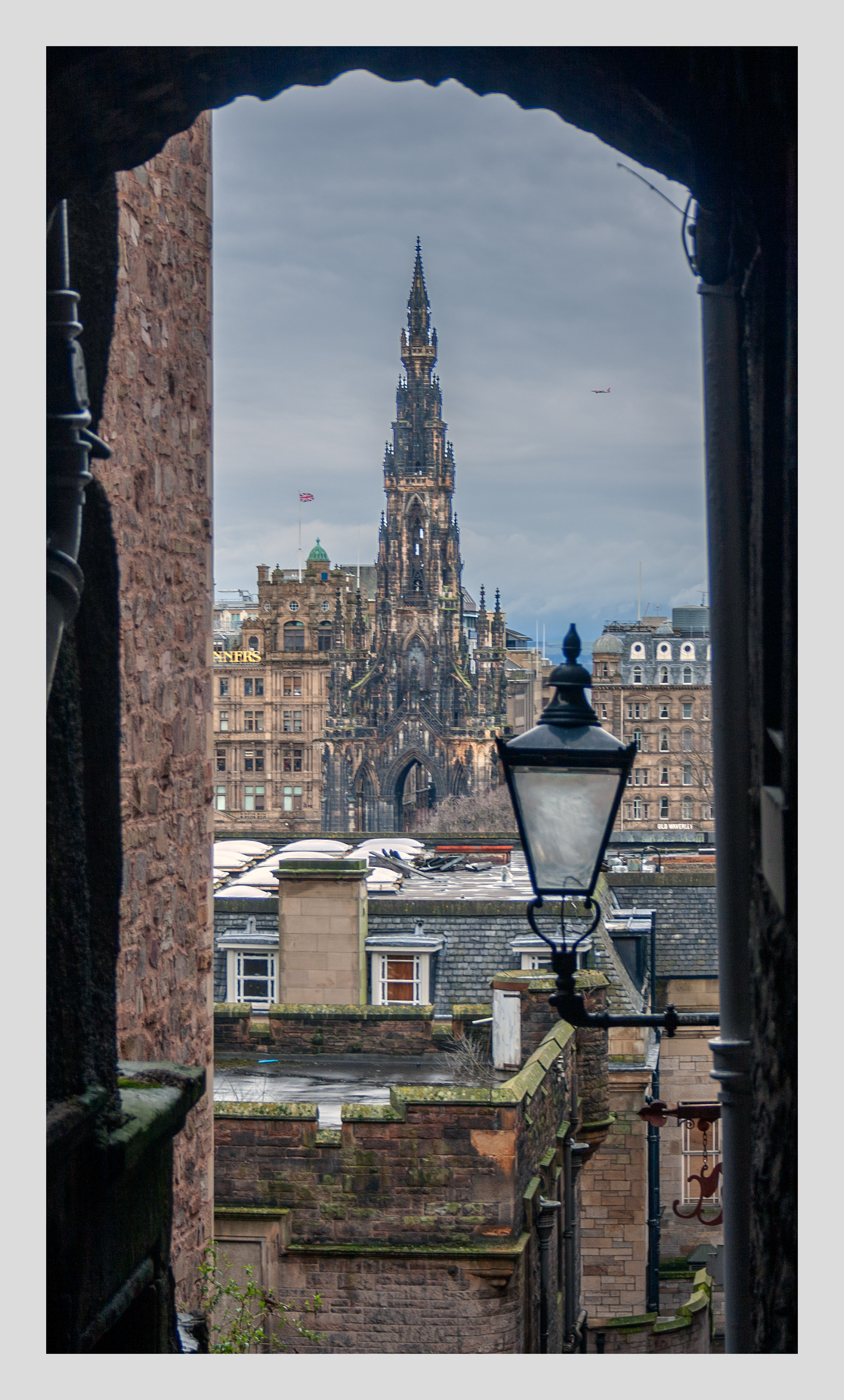 Scott Monument from the Royal Mile, Edinburgh