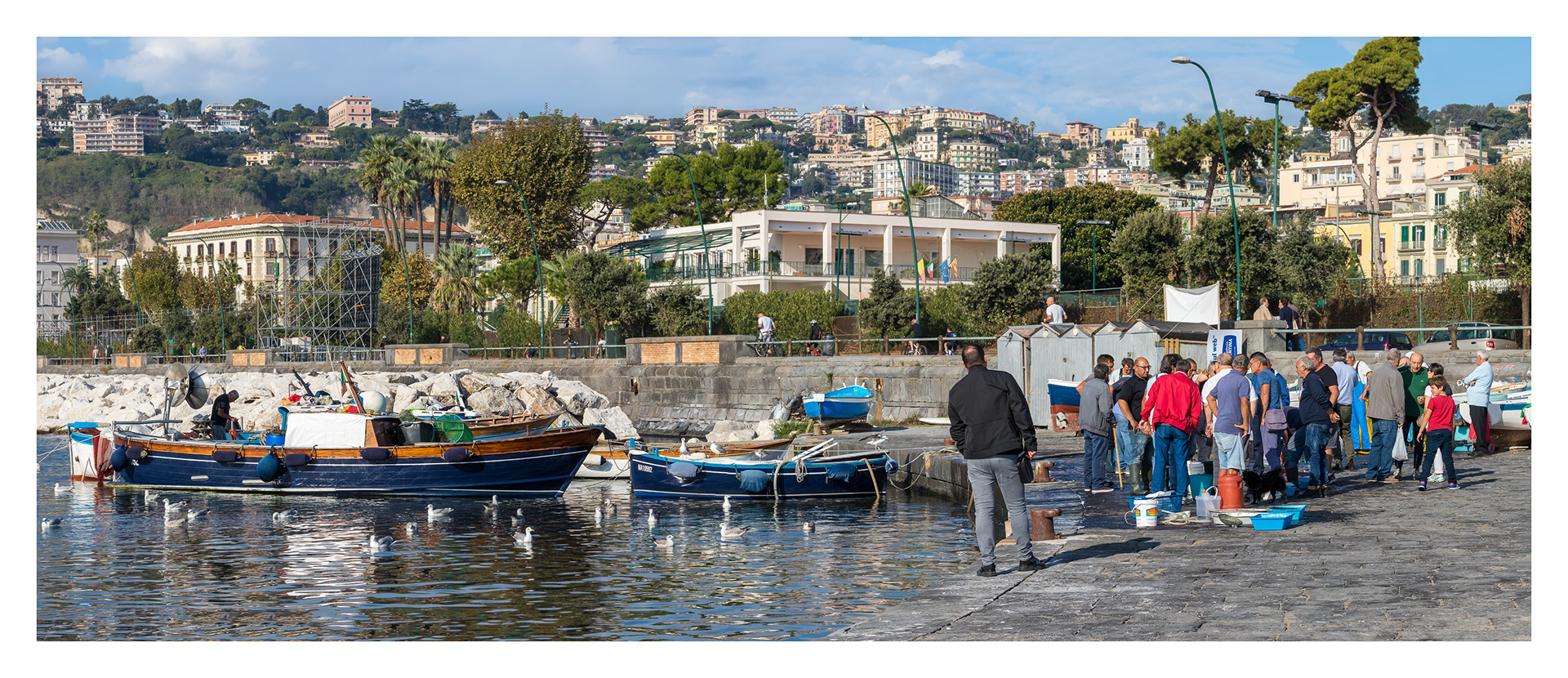 Saturday morning fish market, Napoli