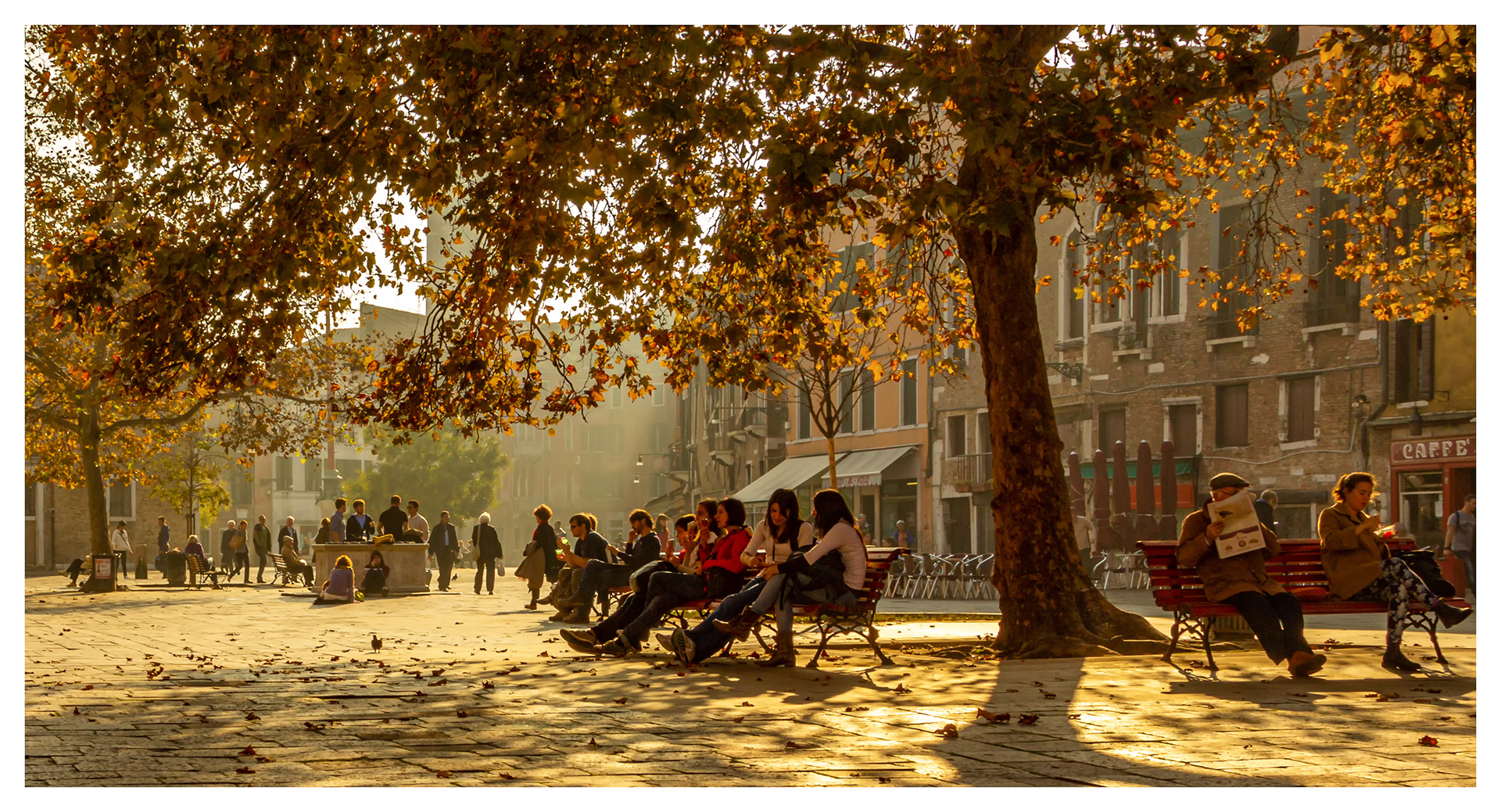 Ice cream on a summer afternoon, Venice