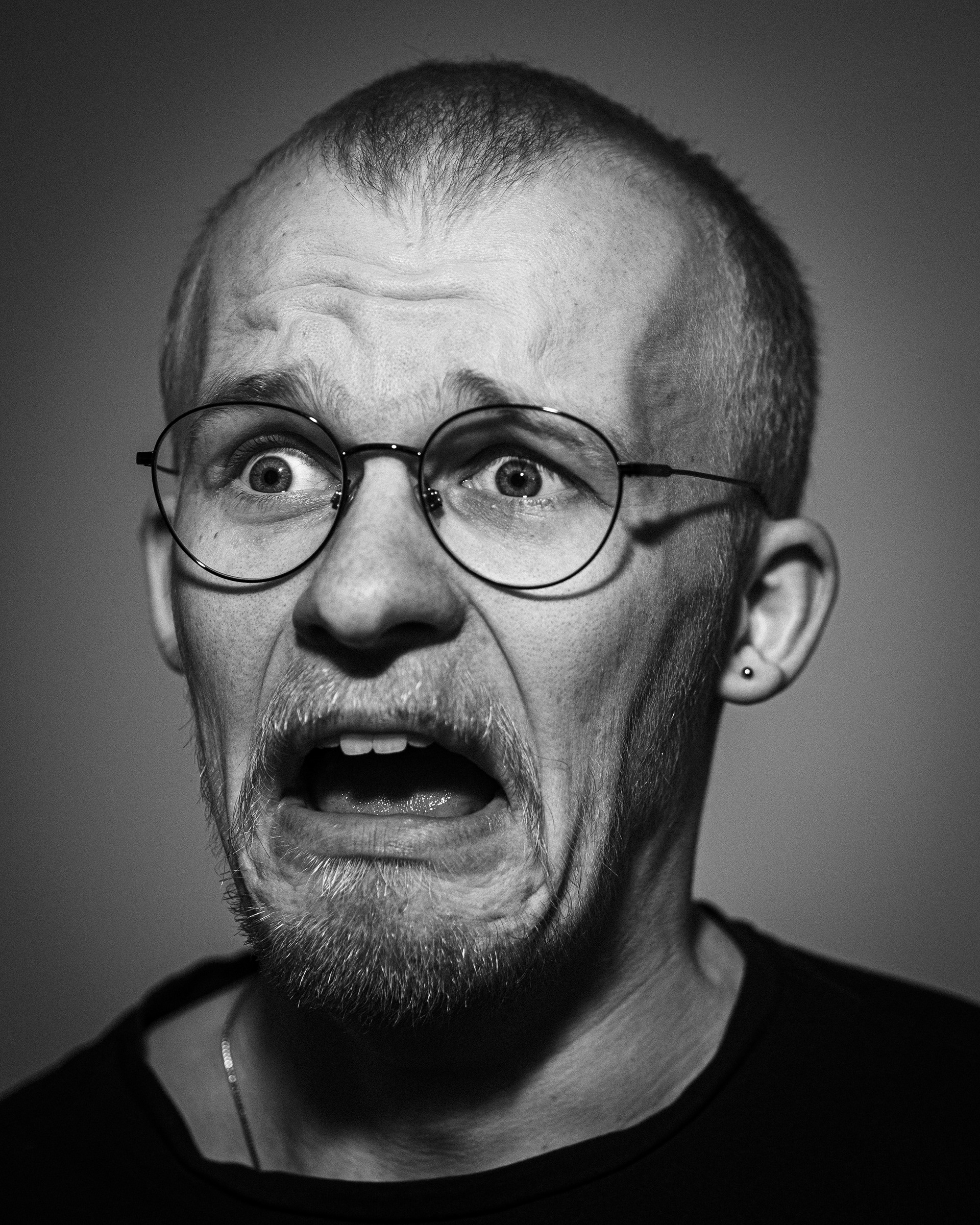 Sam Stevens self-portrait