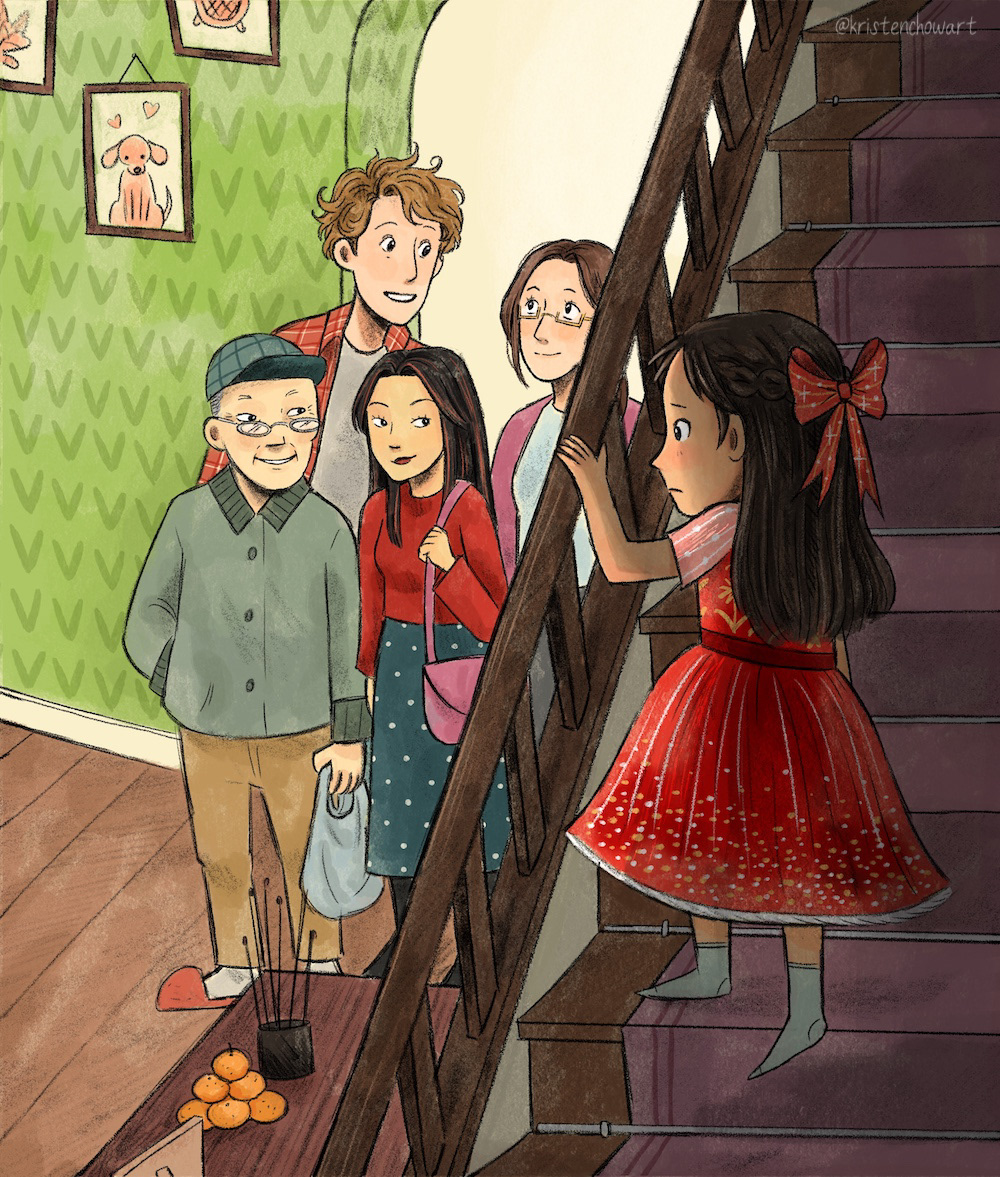 MeiLi Goes Upstairs (Family Kisses)