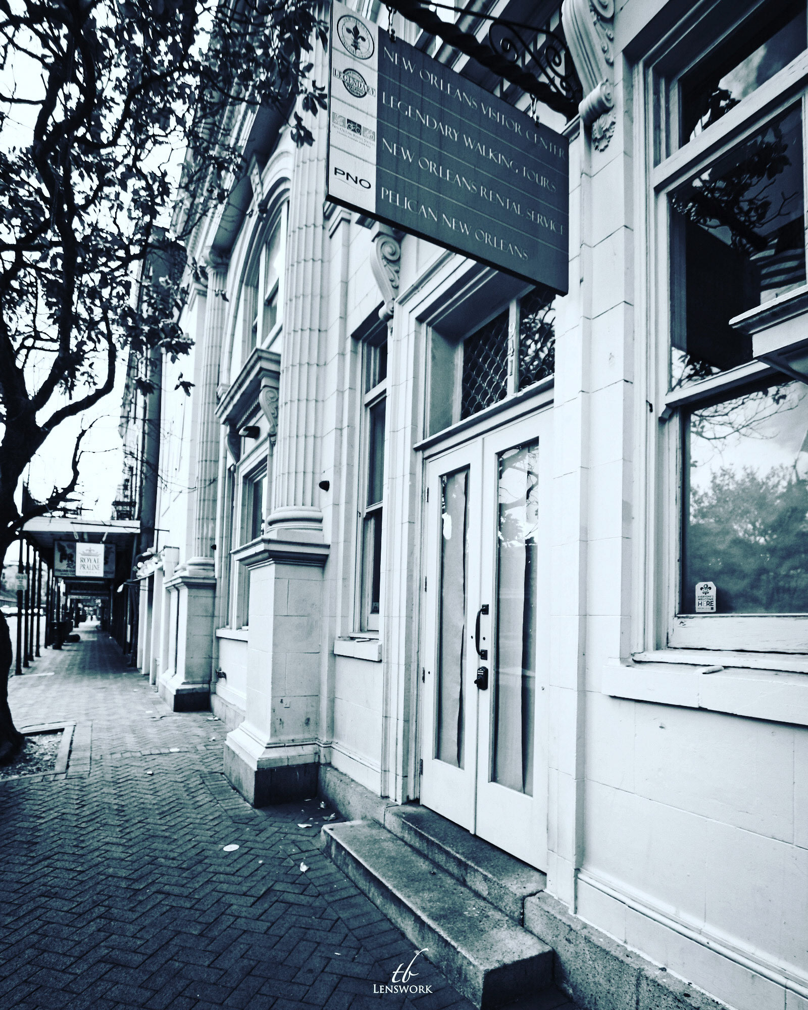 New Orleans visitors center. Not today.