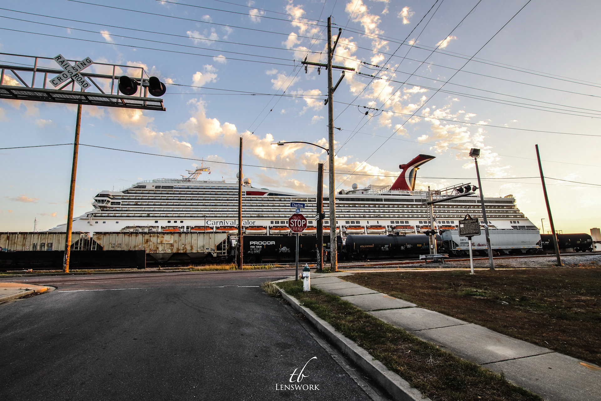 Bywater NOLA had a surprise visitor. Traffic restrictions have caused a logistical nightmare since early March.