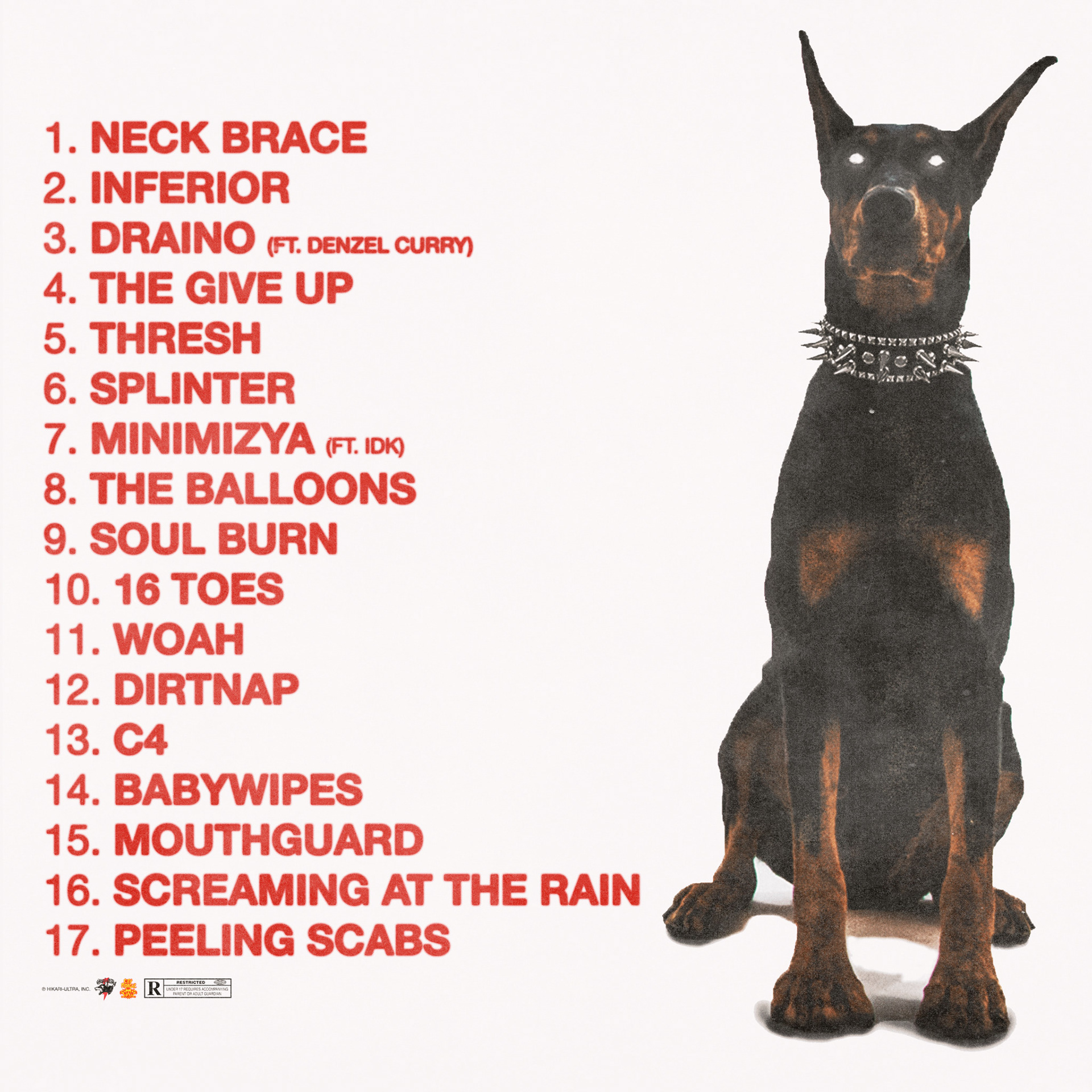 Tracklist for Vol. 2  ('19)