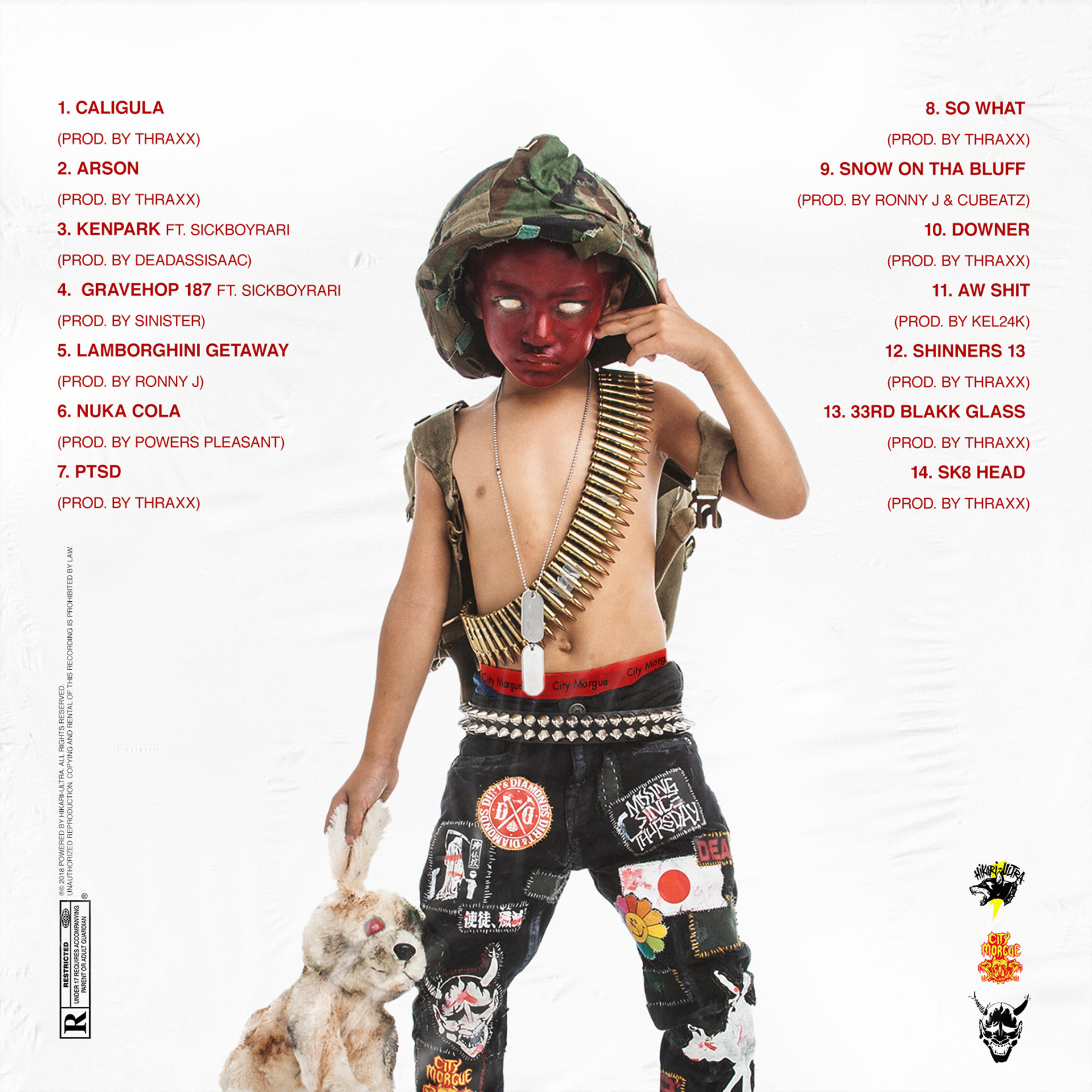 Tracklist for Vol. 1  ('18)