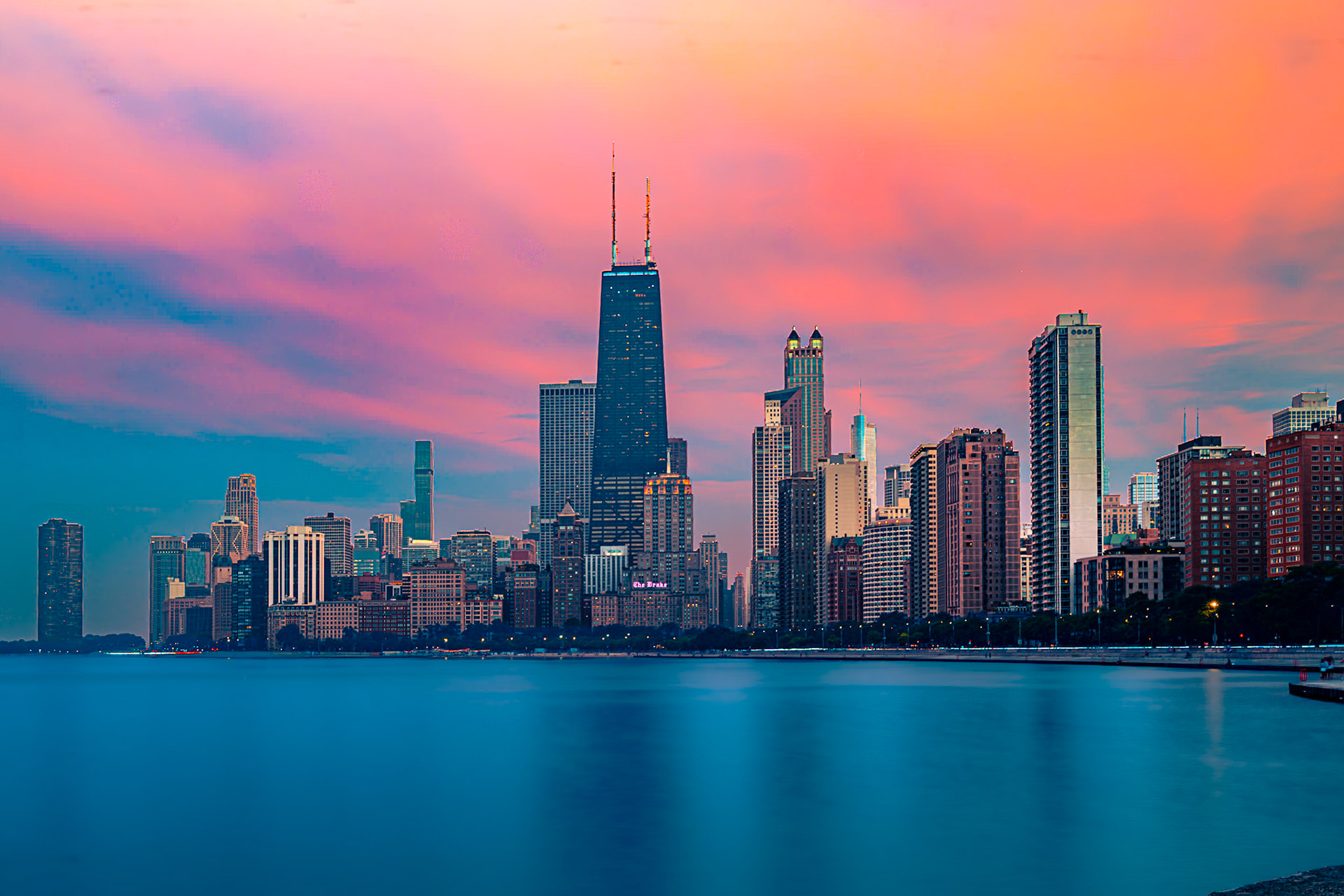 Chicago North Avenue Beach View