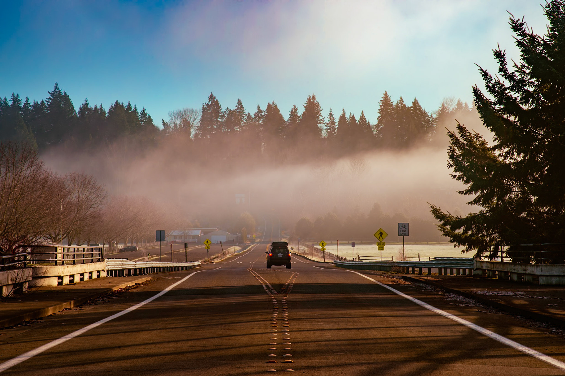 Fog at Sixty Acres
